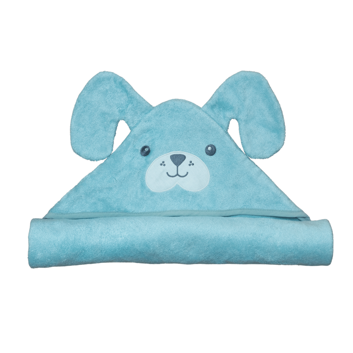 Havlu Kundak - %100 Pamuk Köpek Havlu Kundak Turkuaz (75X75 CM) - Miespiga