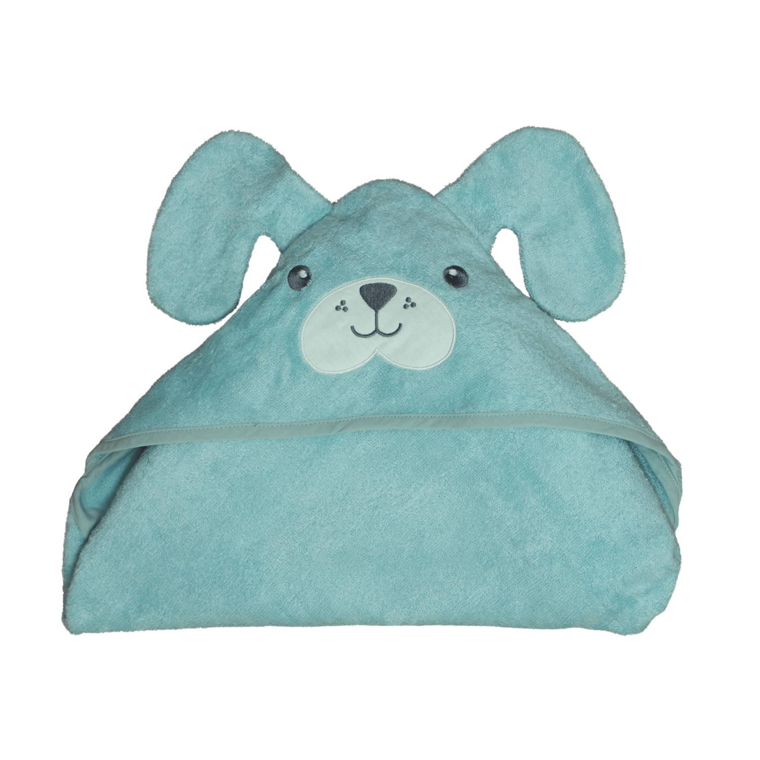 Havlu Kundak - %100 Pamuk Köpek Havlu Kundak Turkuaz (75X75 CM) - Miespiga