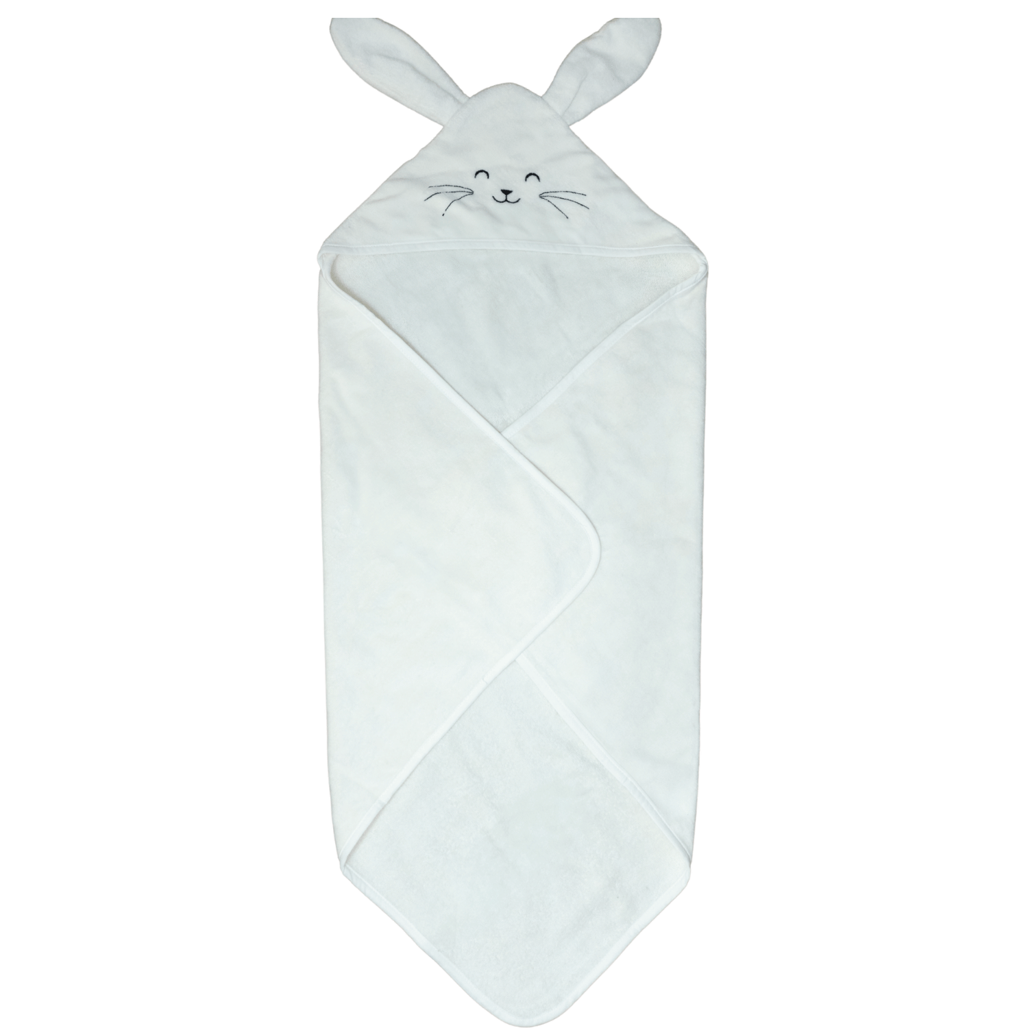 Havlu Kundak - %100 Pamuk Tavşan Havlu Kundak Ekru (75X75 CM) - Miespiga