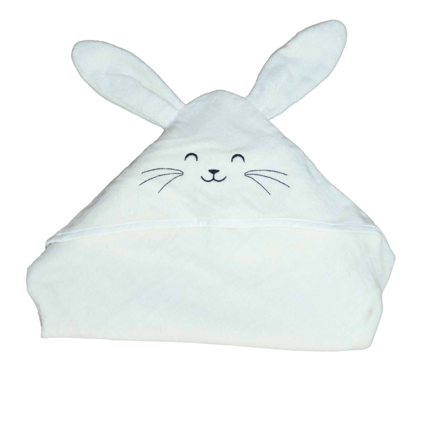 Havlu Kundak - %100 Pamuk Tavşan Havlu Kundak Ekru (75X75 CM) - Miespiga