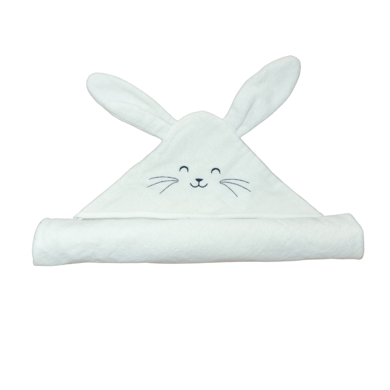 Havlu Kundak - %100 Pamuk Tavşan Havlu Kundak Ekru (75X75 CM) - Miespiga