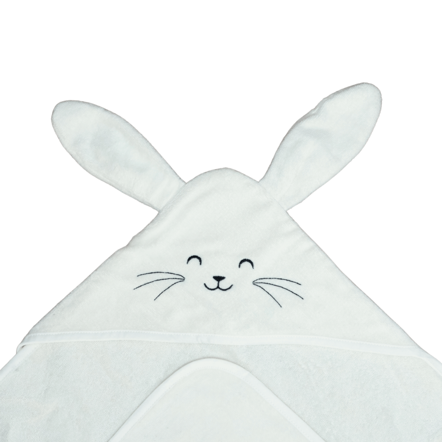 Havlu Kundak - %100 Pamuk Tavşan Havlu Kundak Ekru (75X75 CM) - Miespiga