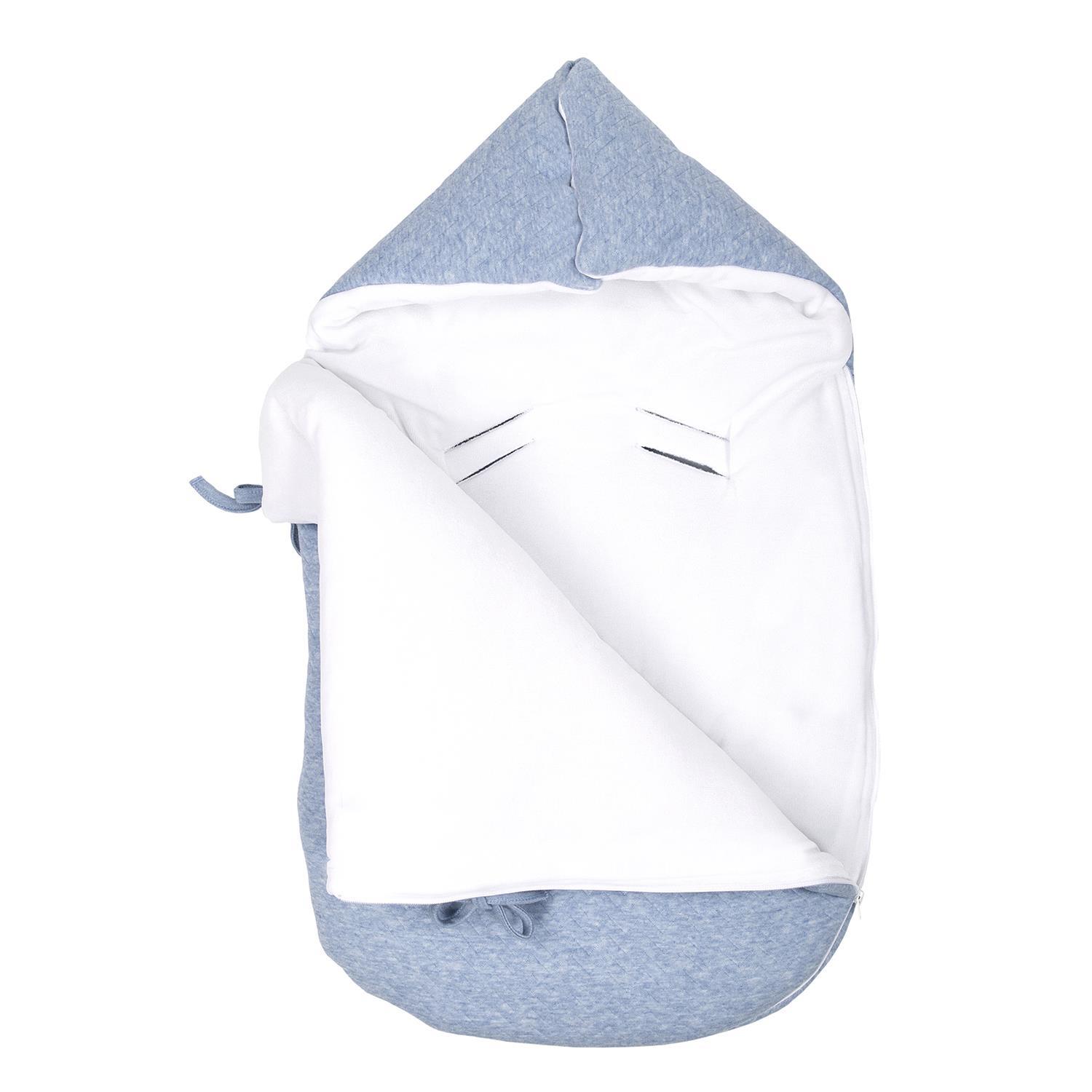 Taşıma Tulumu - Chevron Blue 3 Kemerli Portbebe - Poetree Kids