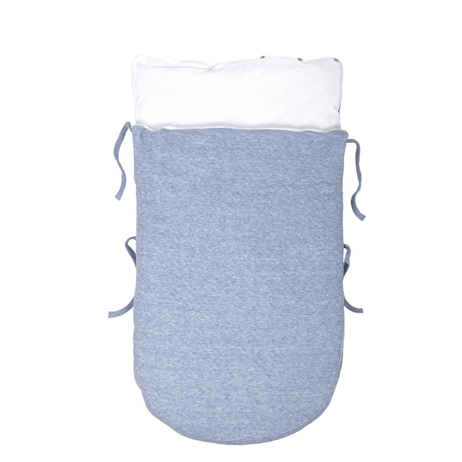 Taşıma Tulumu - Chevron Blue 3 Kemerli Portbebe - Poetree Kids