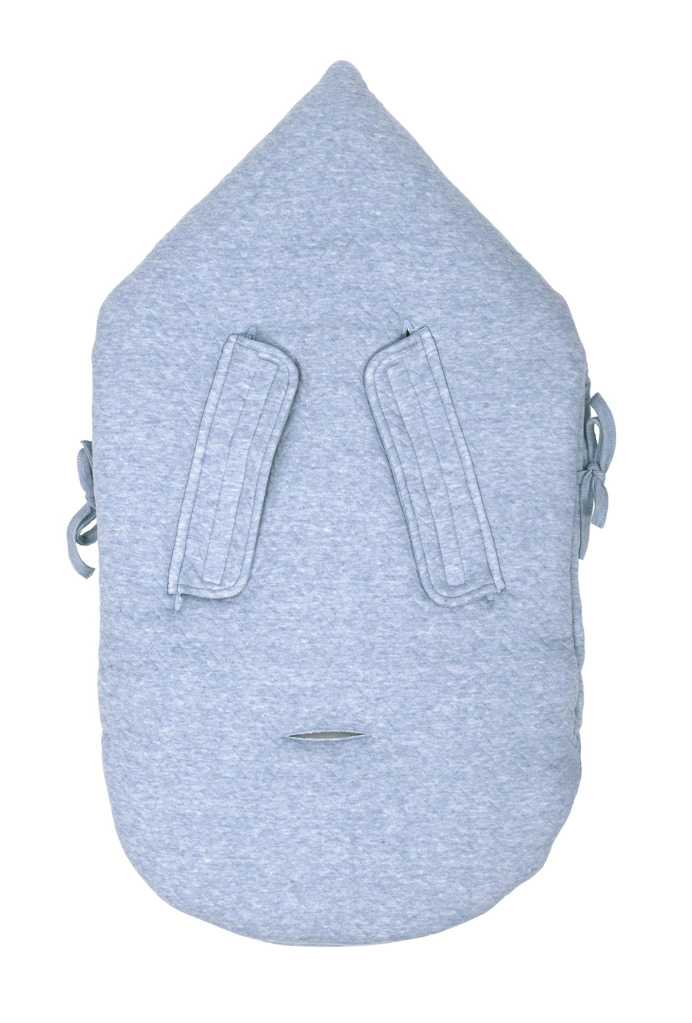 Taşıma Tulumu - Chevron Blue 5 Kemerli Portbebe - Poetree Kids