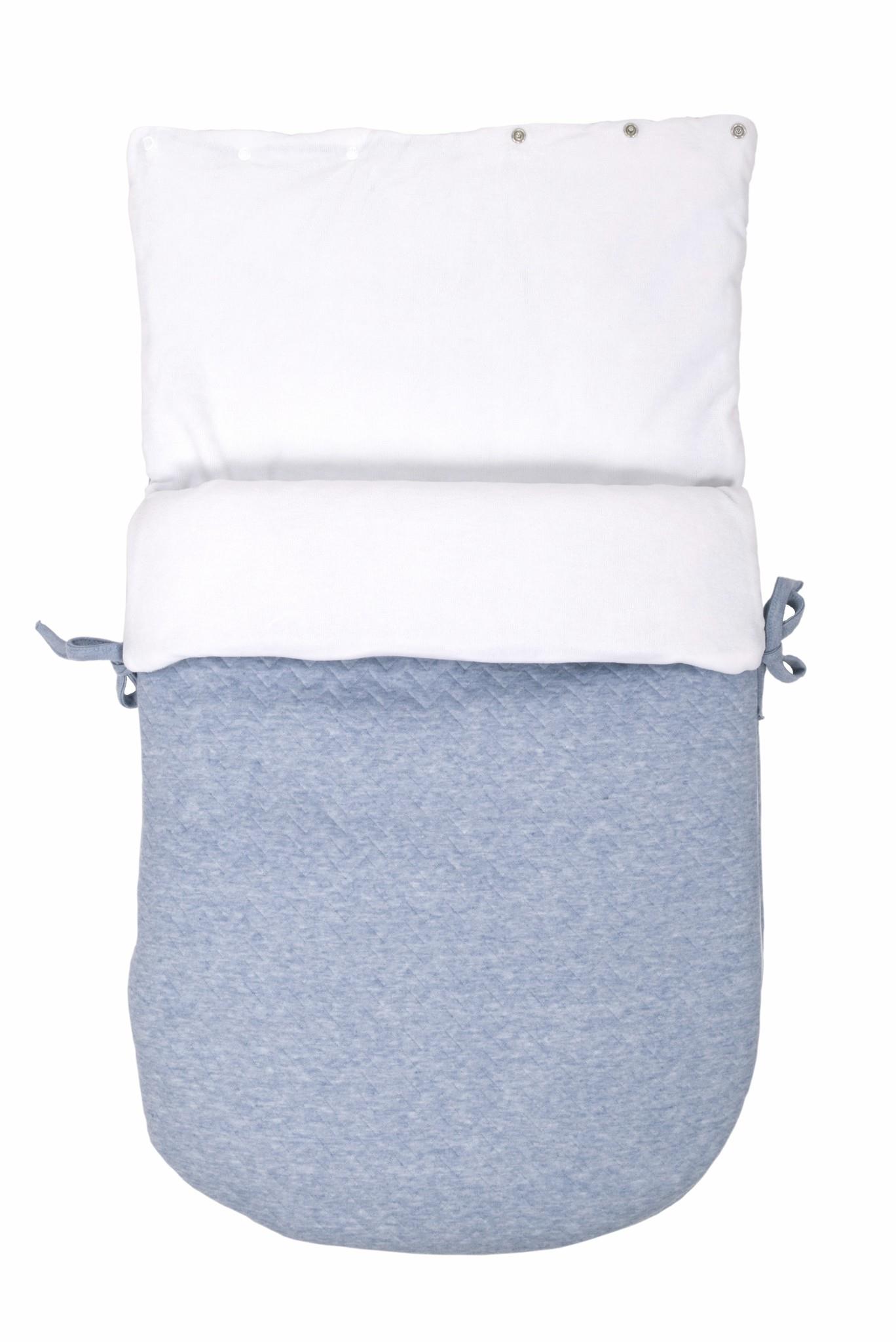 Taşıma Tulumu - Chevron Blue 5 Kemerli Portbebe - Poetree Kids