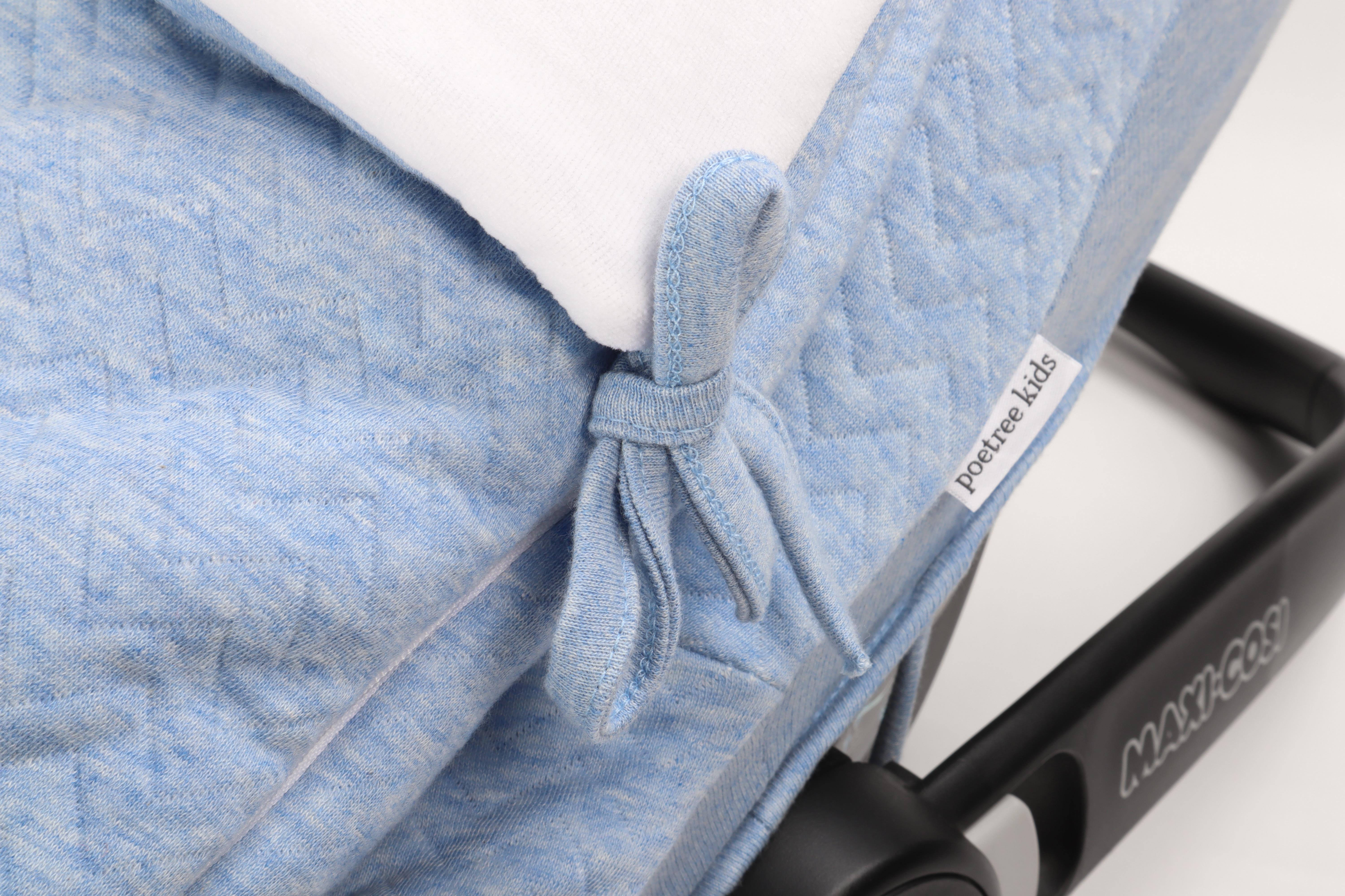 Araba Koltuğu Kılıfı - Chevron Blue Araba Koltuğu Kılıfı - Poetree Kids