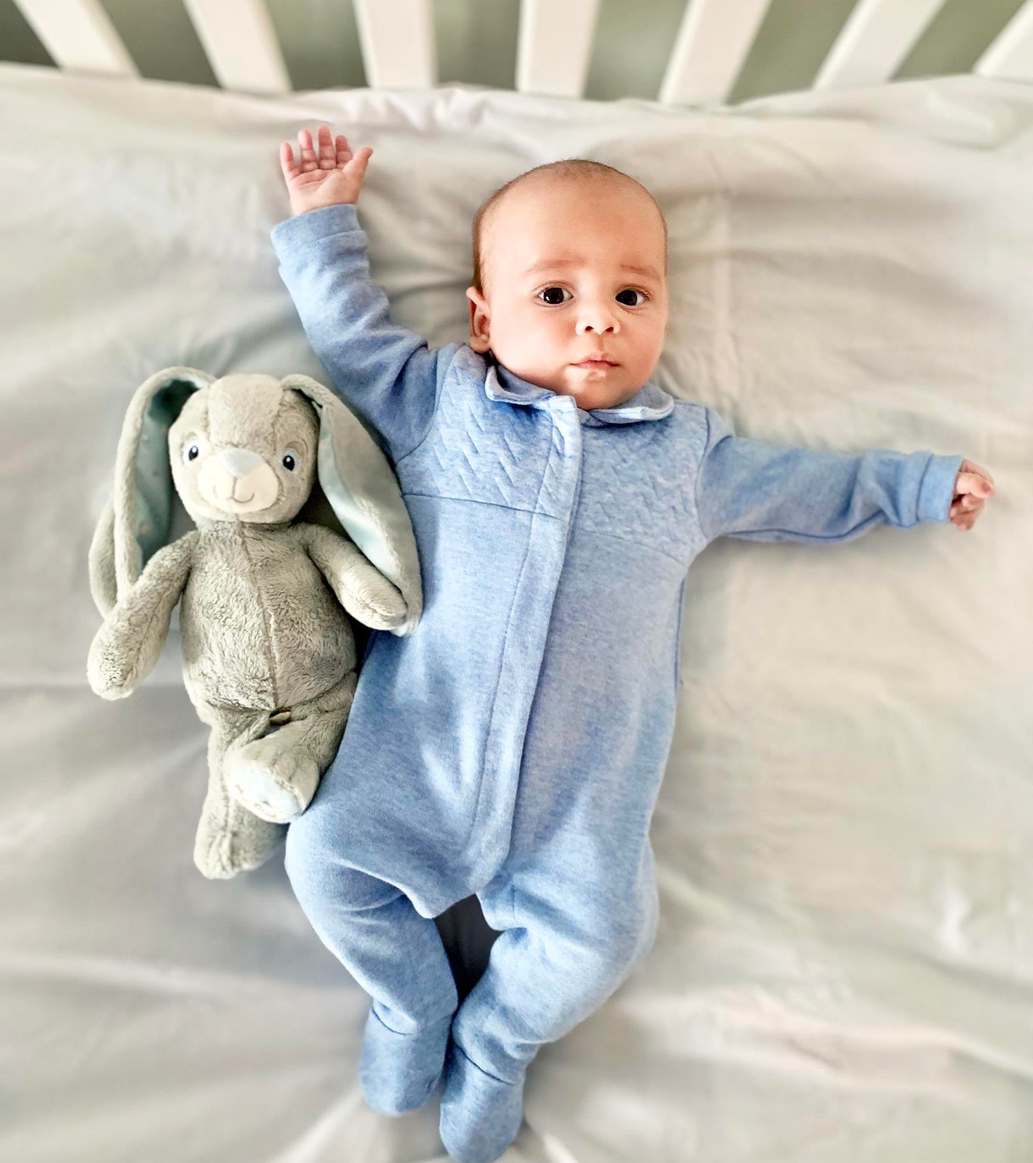 Tulum - Chevron Blue Bebek Tulum - Poetree Kids