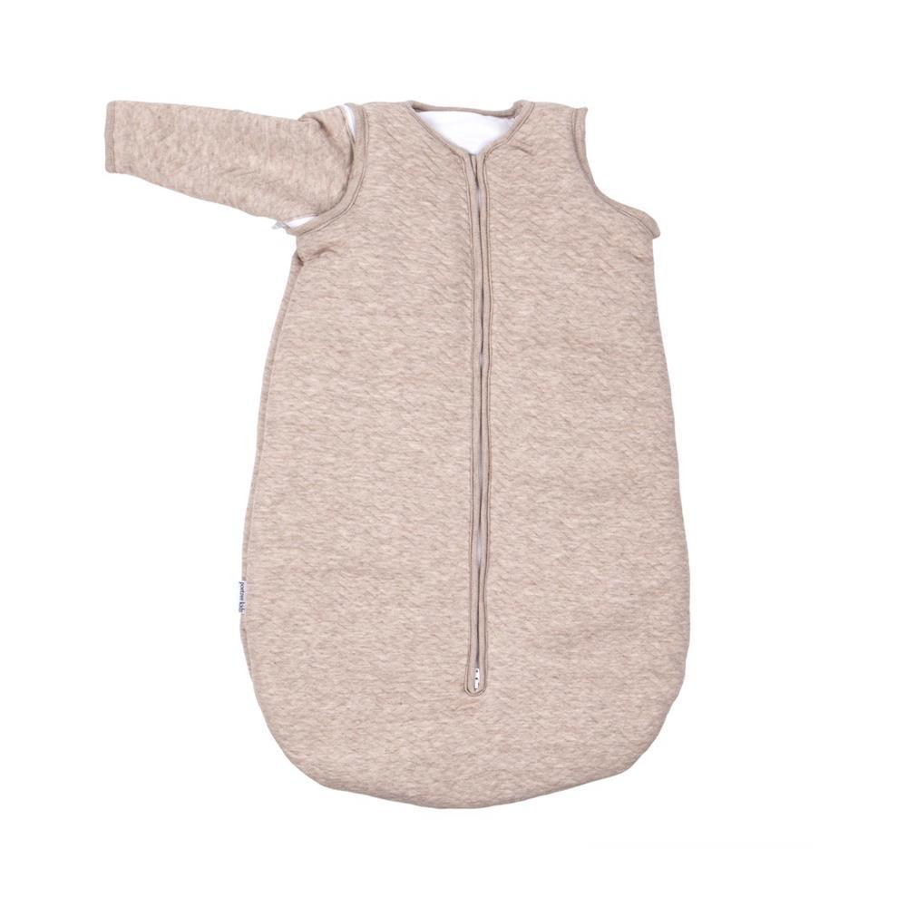 Bebek Uyku Tulumu - Chevron Camel Çıkarılabilir Kollu Bebek Uyku Tulumu Kışlık 4 Tog 70 cm - Poetree Kids