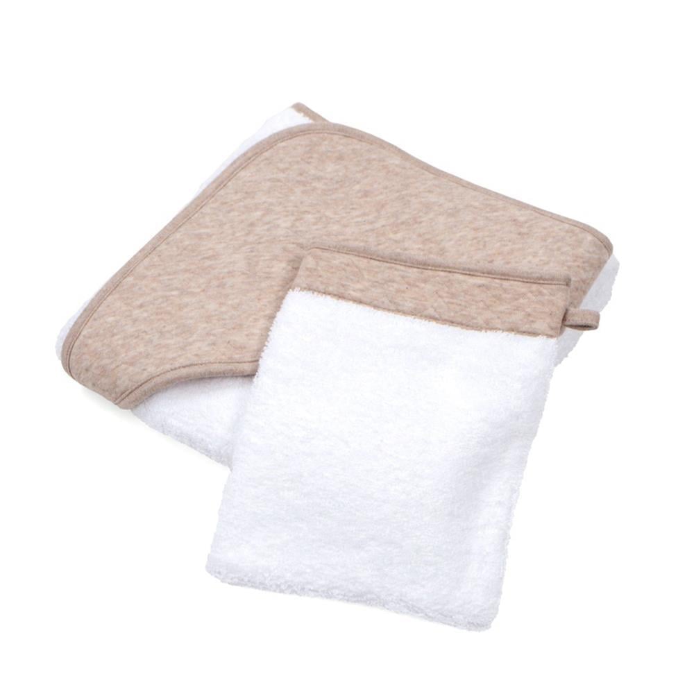 Havlu Kundak - Chevron Camel Havlu Kundak Kese Seti - Poetree Kids