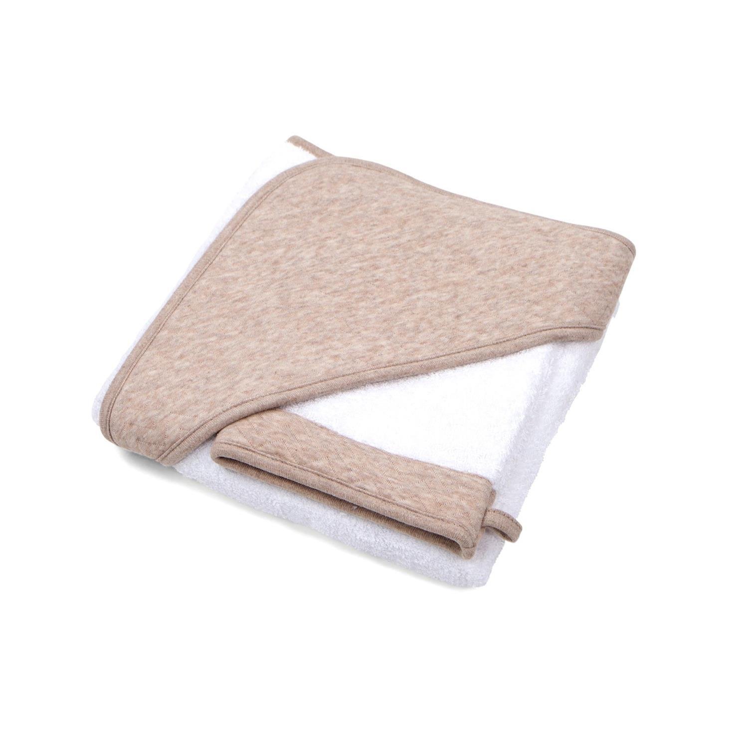 Havlu Kundak - Chevron Camel Havlu Kundak Kese Seti - Poetree Kids