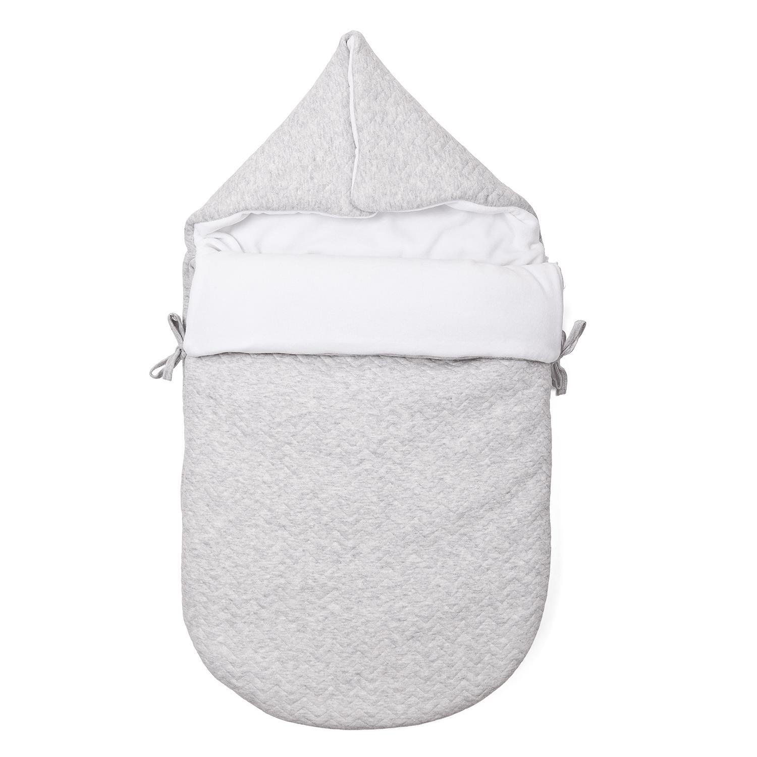 Taşıma Tulumu - Chevron Grey 3 Kemerli Portbebe - Poetree Kids