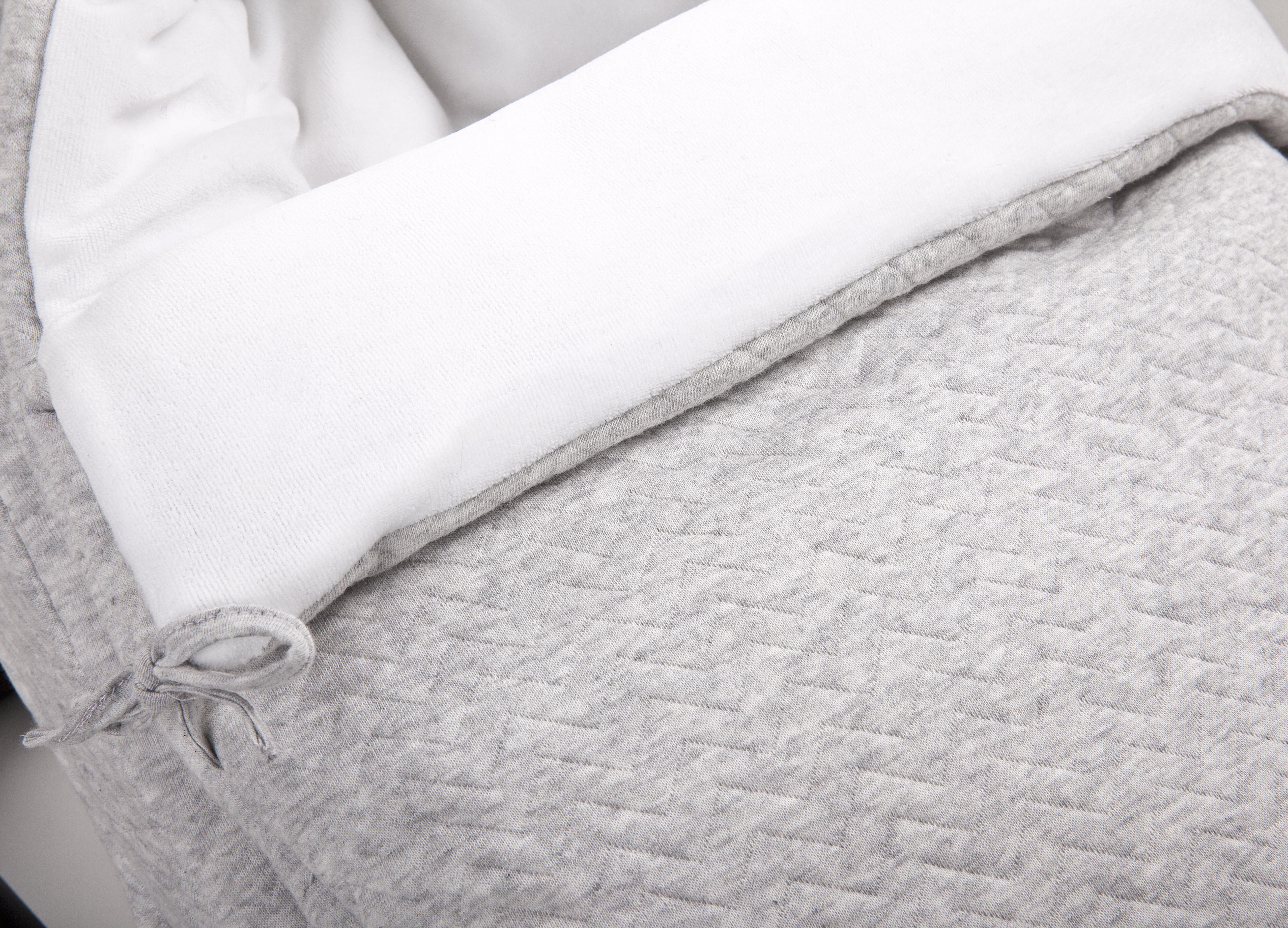 Taşıma Tulumu - Chevron Grey 3 Kemerli Portbebe - Poetree Kids