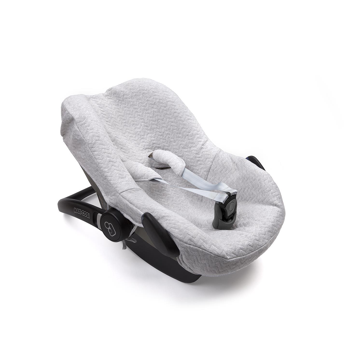 Araba Koltuğu Kılıfı - Chevron Grey Araba Koltuğu Kılıfı - Poetree Kids