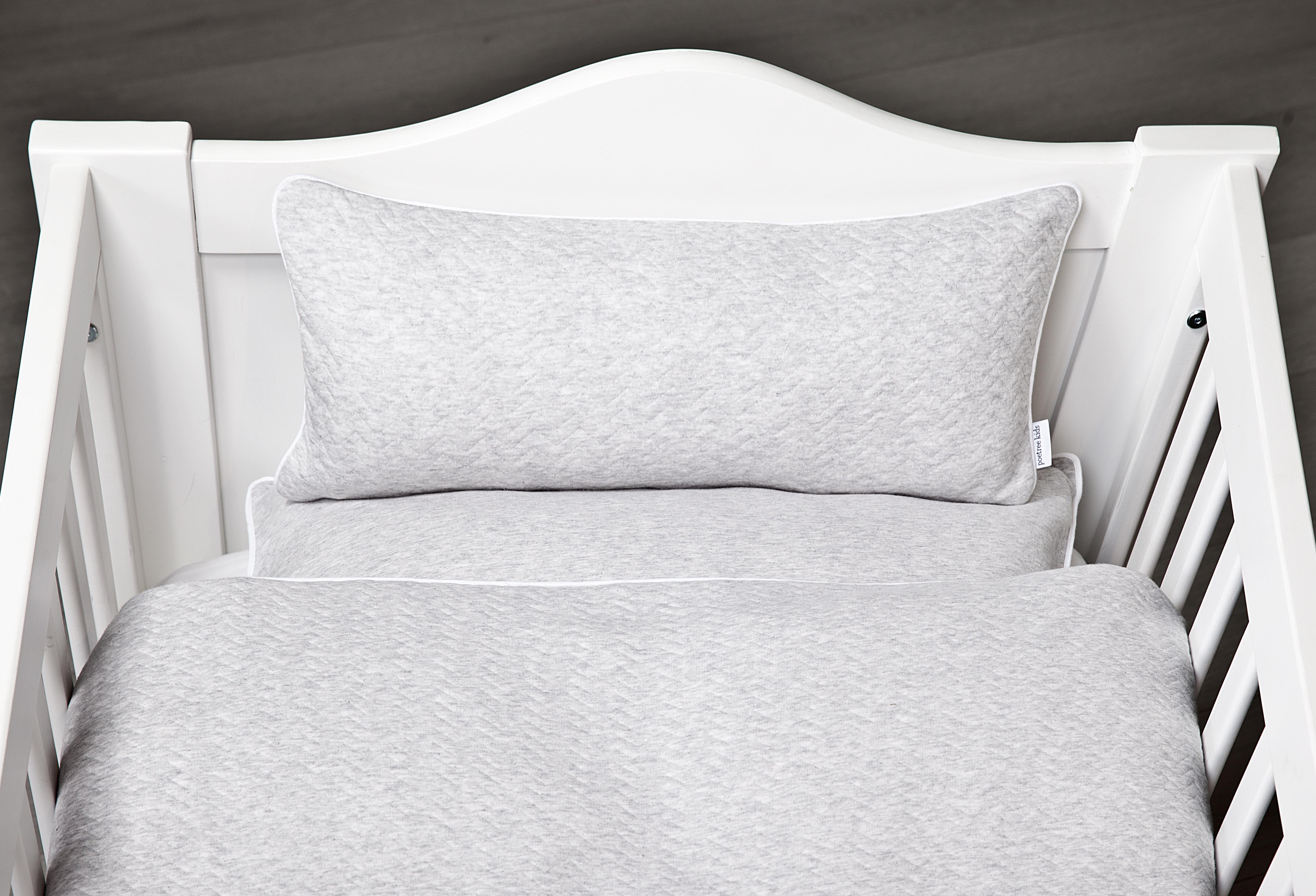 Nevresim Takımı - Chevron Grey Bebek Nevresim Takımı - Poetree Kids