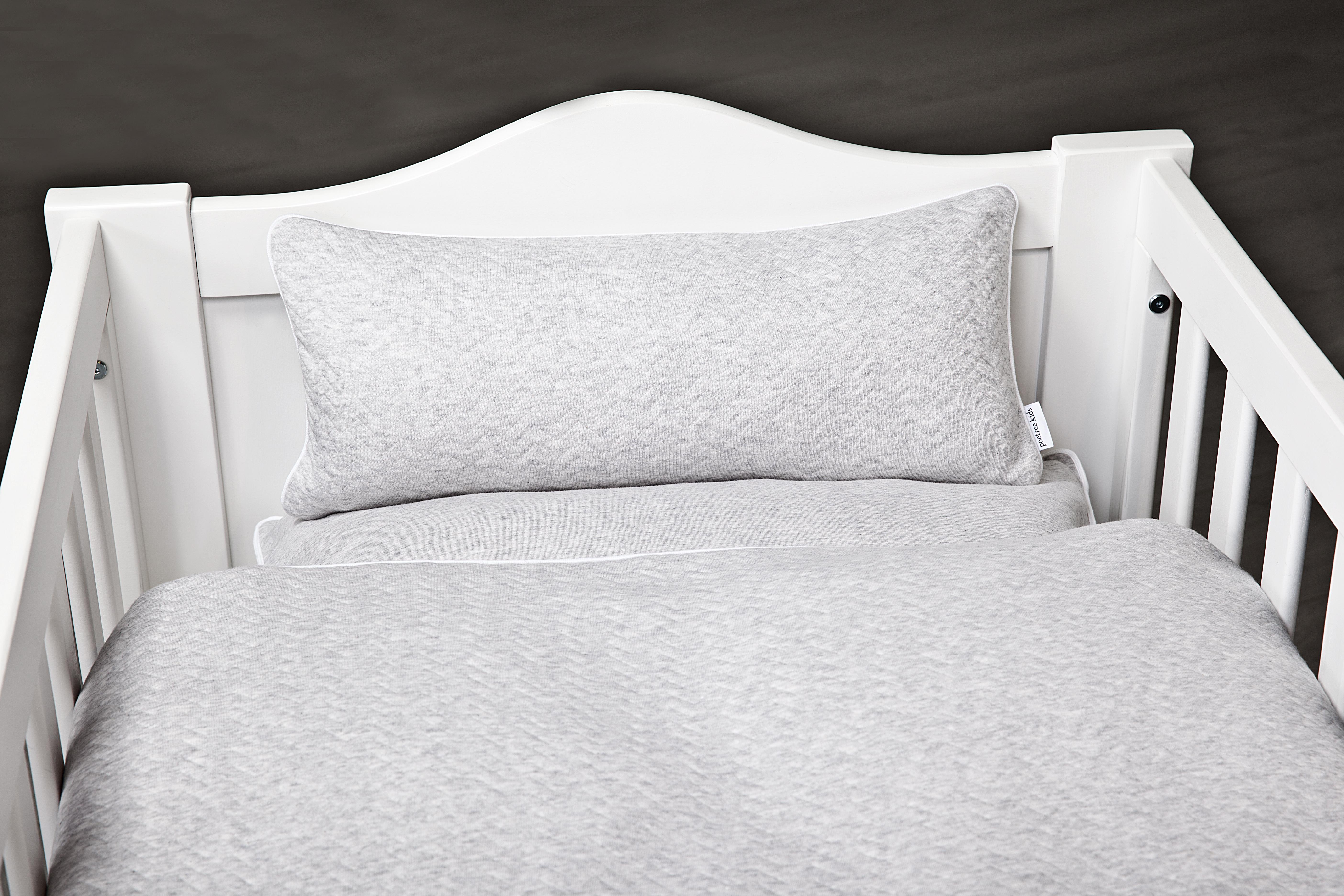 Nevresim Takımı - Chevron Grey Bebek Nevresim Takımı - Poetree Kids