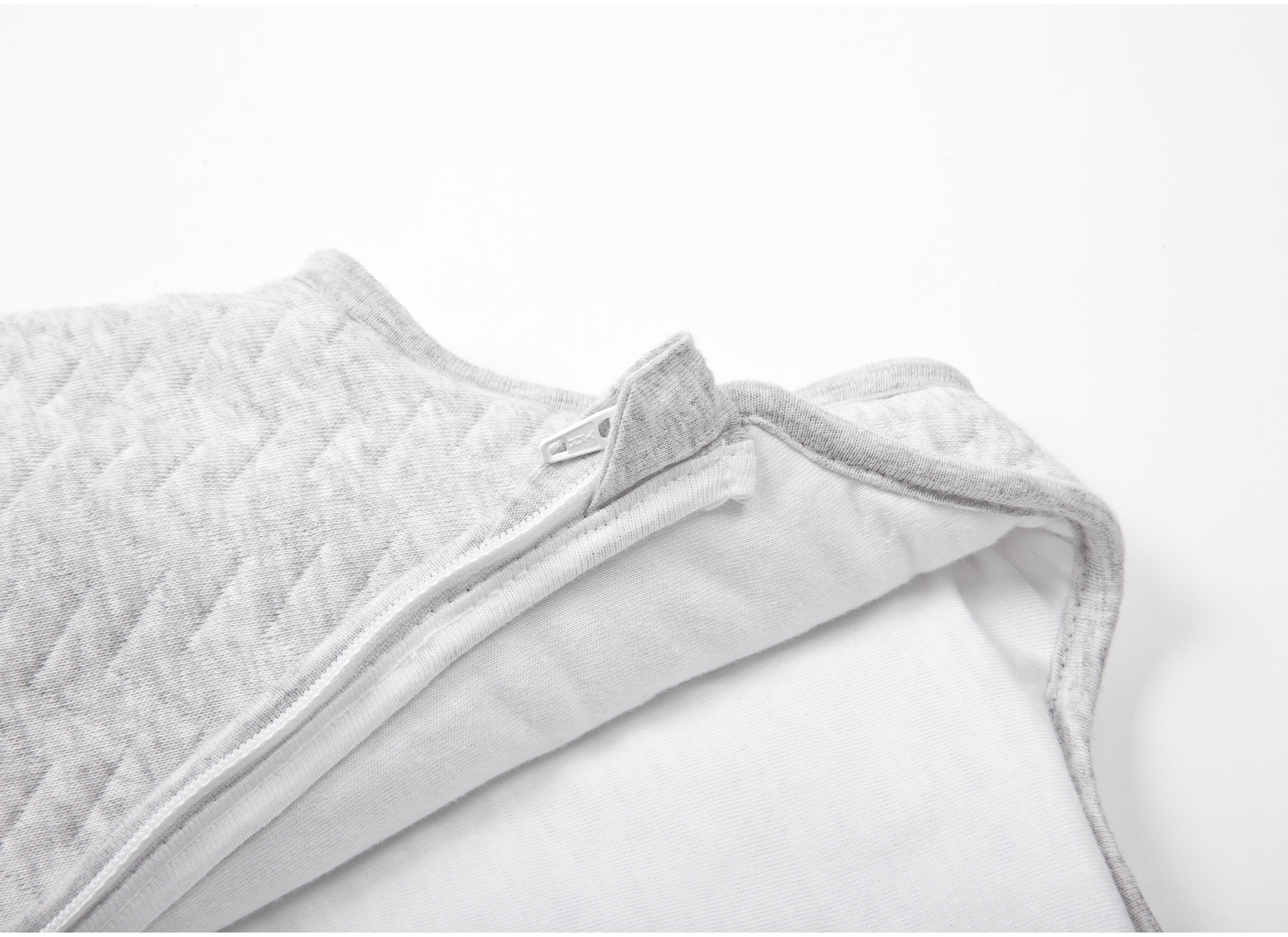 Bebek Uyku Tulumu - Chevron Grey Çıkarılabilir Kollu Bebek Uyku Tulumu Kışlık 4 Tog 70 cm - Poetree Kids