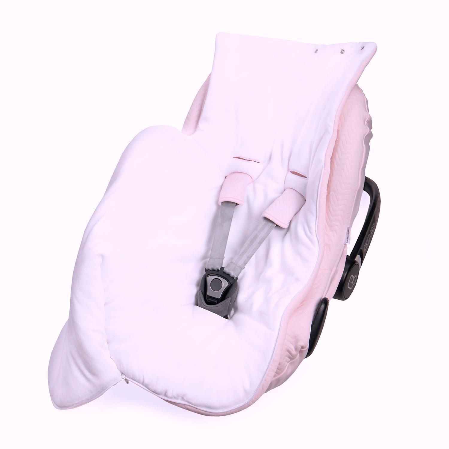 Araba Koltuğu Kılıfı - Chevron Light Pink Araba Koltuğu Kılıfı - Poetree Kids