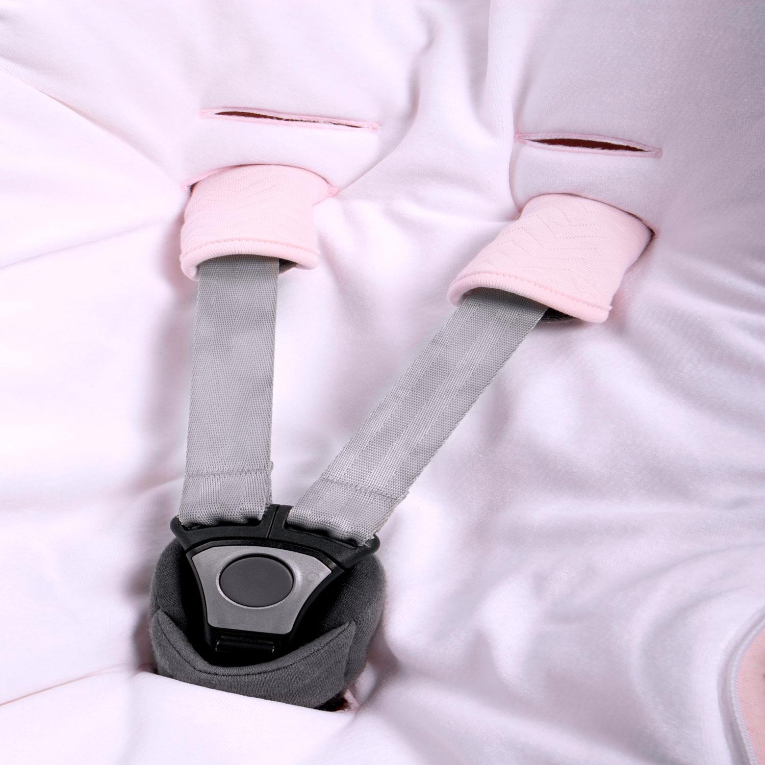 Araba Koltuğu Kılıfı - Chevron Light Pink Araba Koltuğu Kılıfı - Poetree Kids