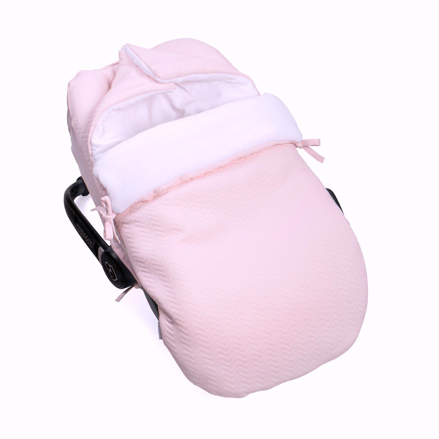 Araba Koltuğu Kılıfı - Chevron Light Pink Araba Koltuğu Kılıfı - Poetree Kids