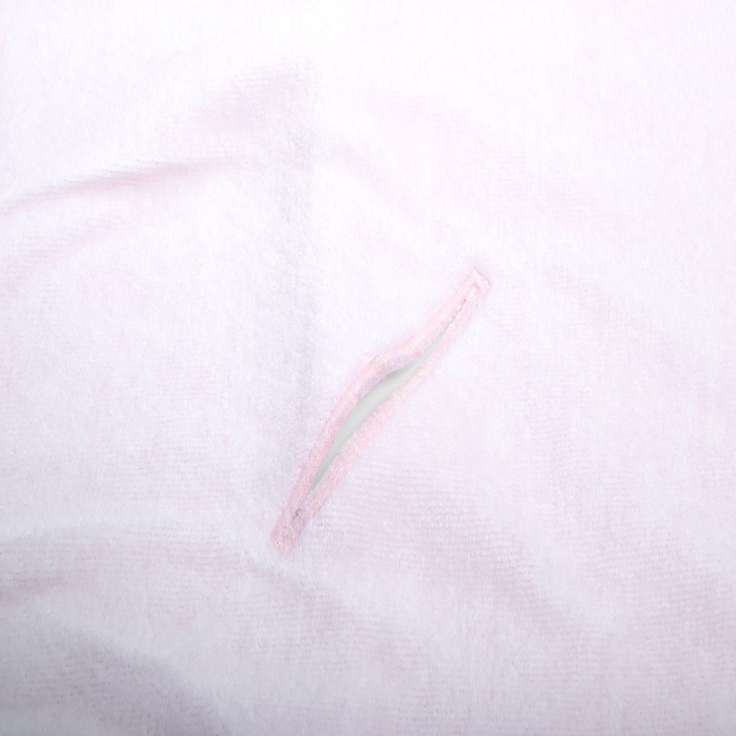 Battaniye - Chevron Light Pink İçi Nikili Bebek Battaniye - Poetree Kids