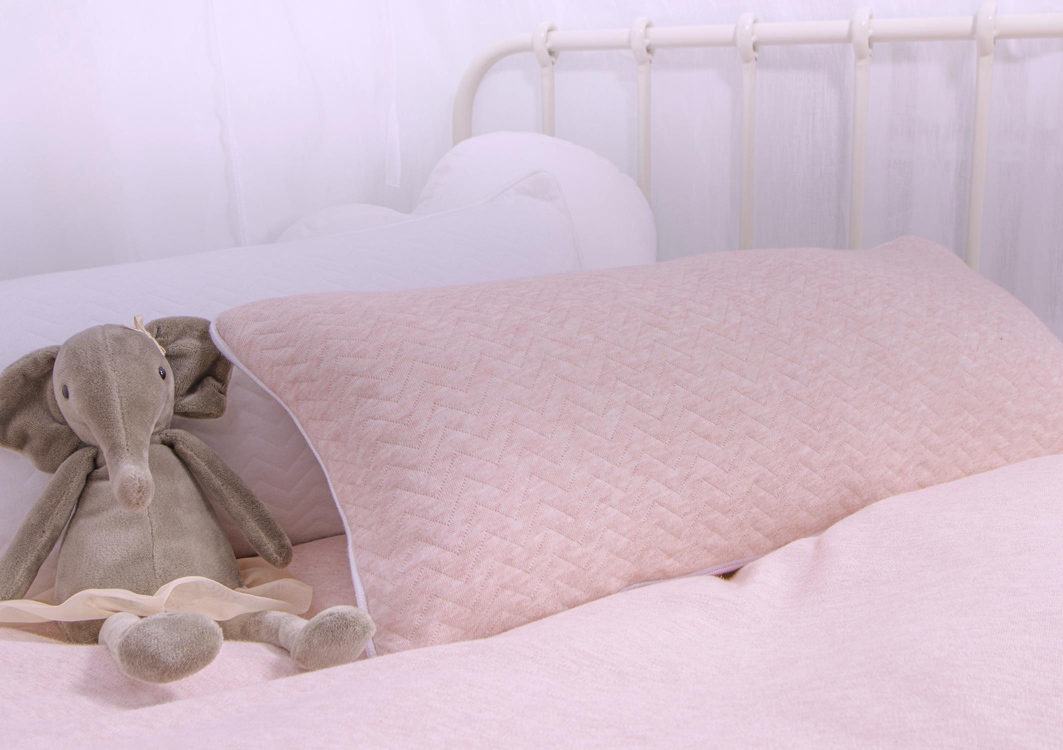 Yastık - Chevron Pink Dekoratif Yastık Dikdörtgen - Poetree Kids