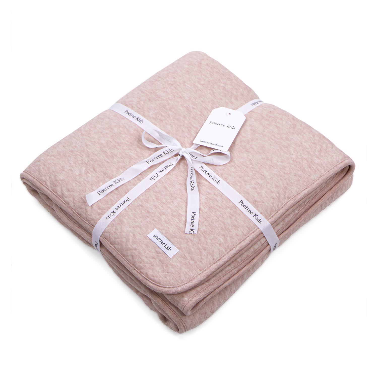 Battaniye - Chevron Pink Welsoftlu Bebek Battaniye 100x135 - Poetree Kids