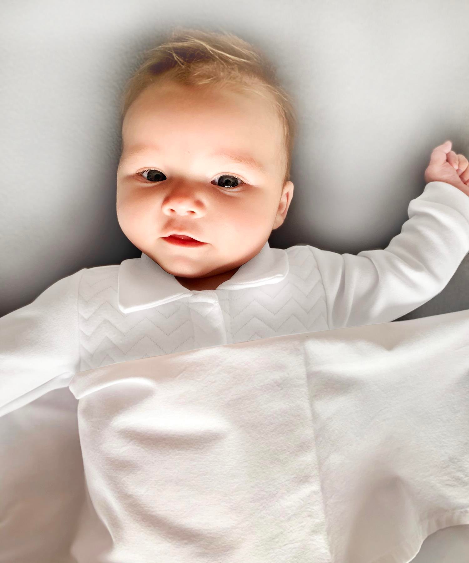 Tulum - Chevron White Bebek Tulum - Poetree Kids