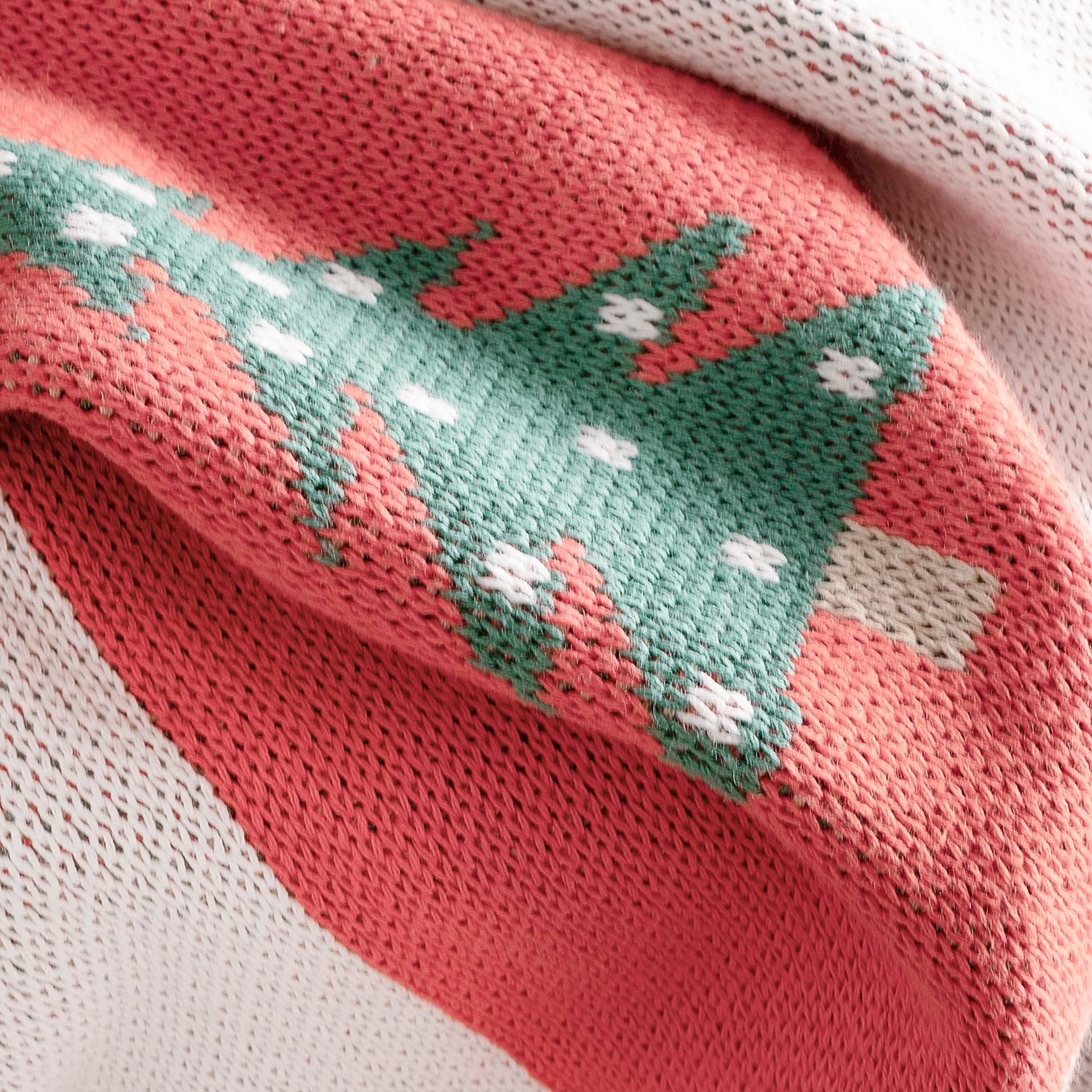 Battaniye - Christmas Triko Örgü Bebek Battaniye - Miespiga