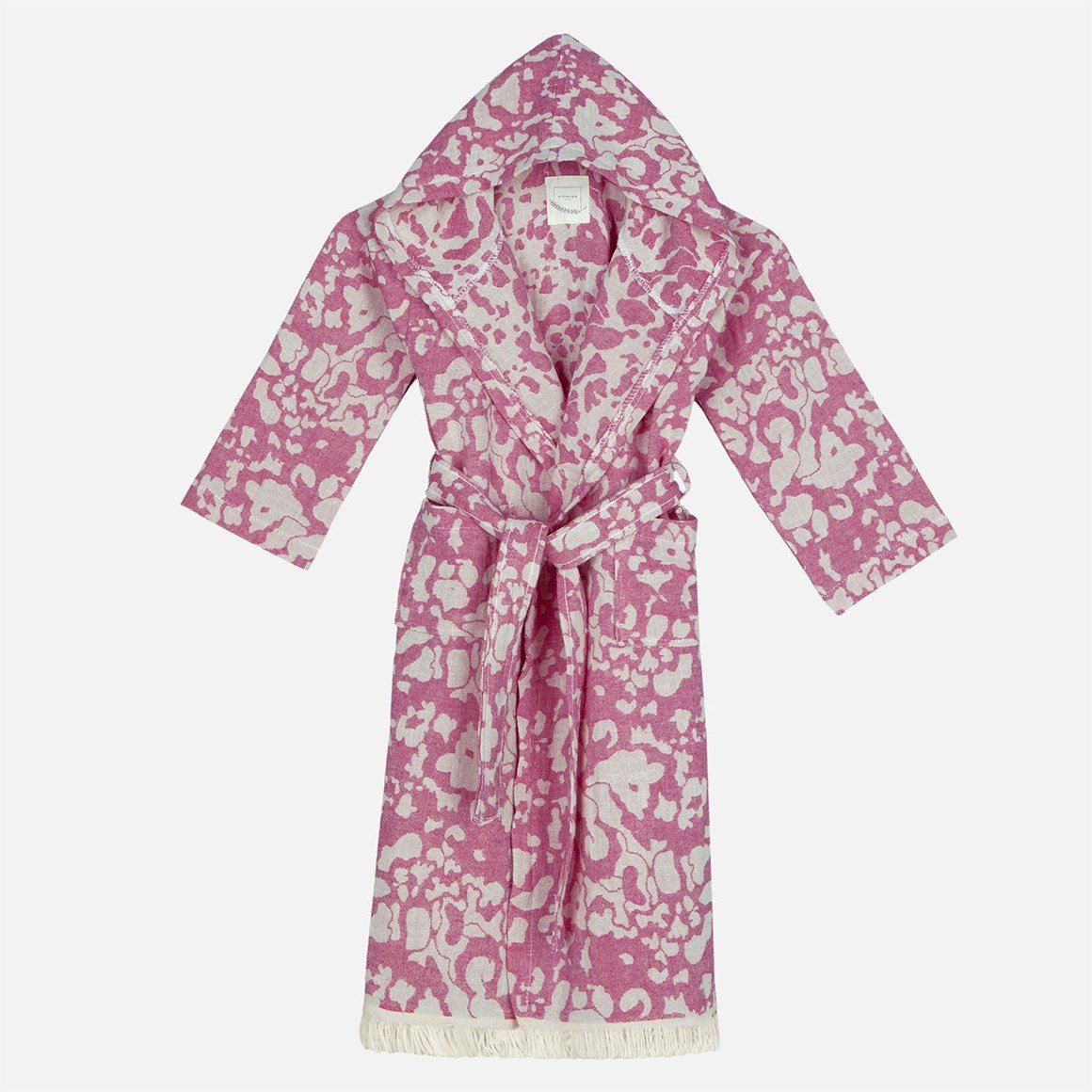 Peştamal Bornoz - Çiçek Desenli Çocuk Peştemal Bornoz - Miespiga