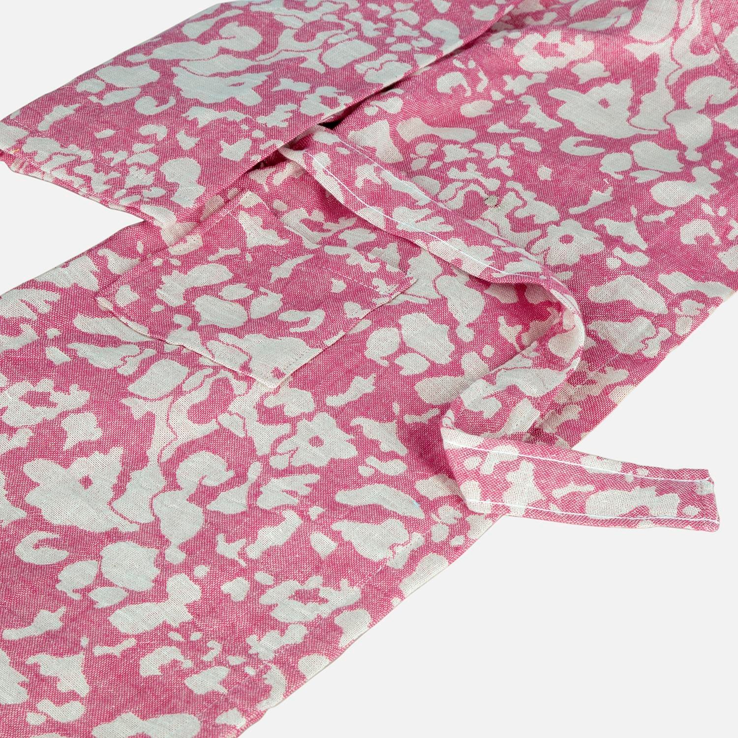 Peştamal Bornoz - Çiçek Desenli Çocuk Peştemal Plaj Bornozu - Miespiga