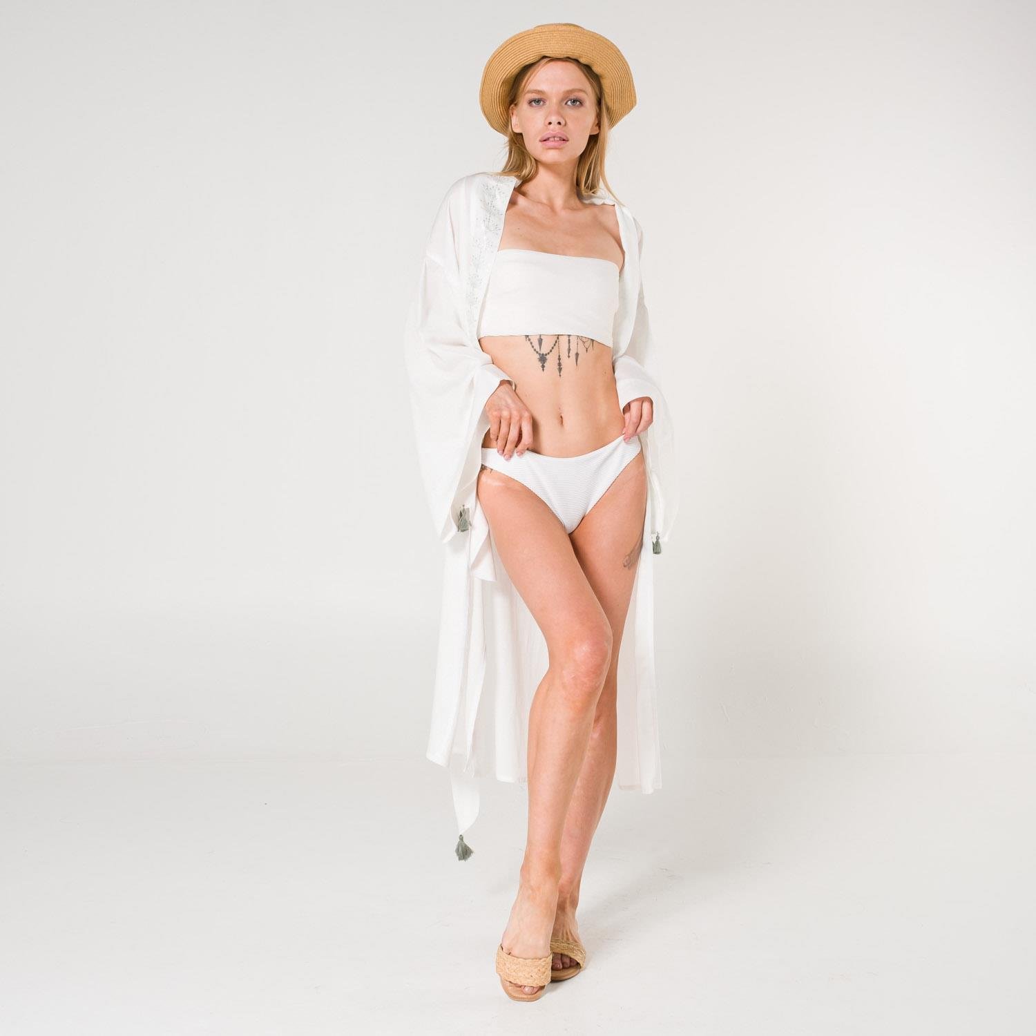 Kimono - Eli Kadın Pul Baskılı Kimono - Miespiga