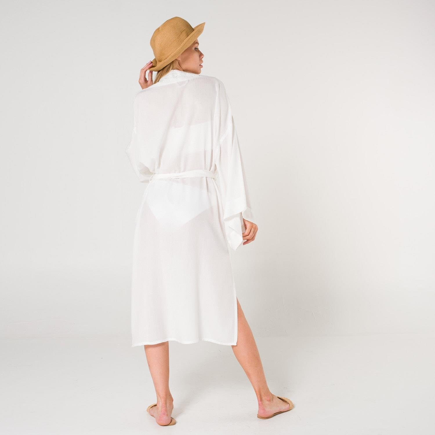 Kimono - Eli Kadın Pul Baskılı Kimono - Miespiga