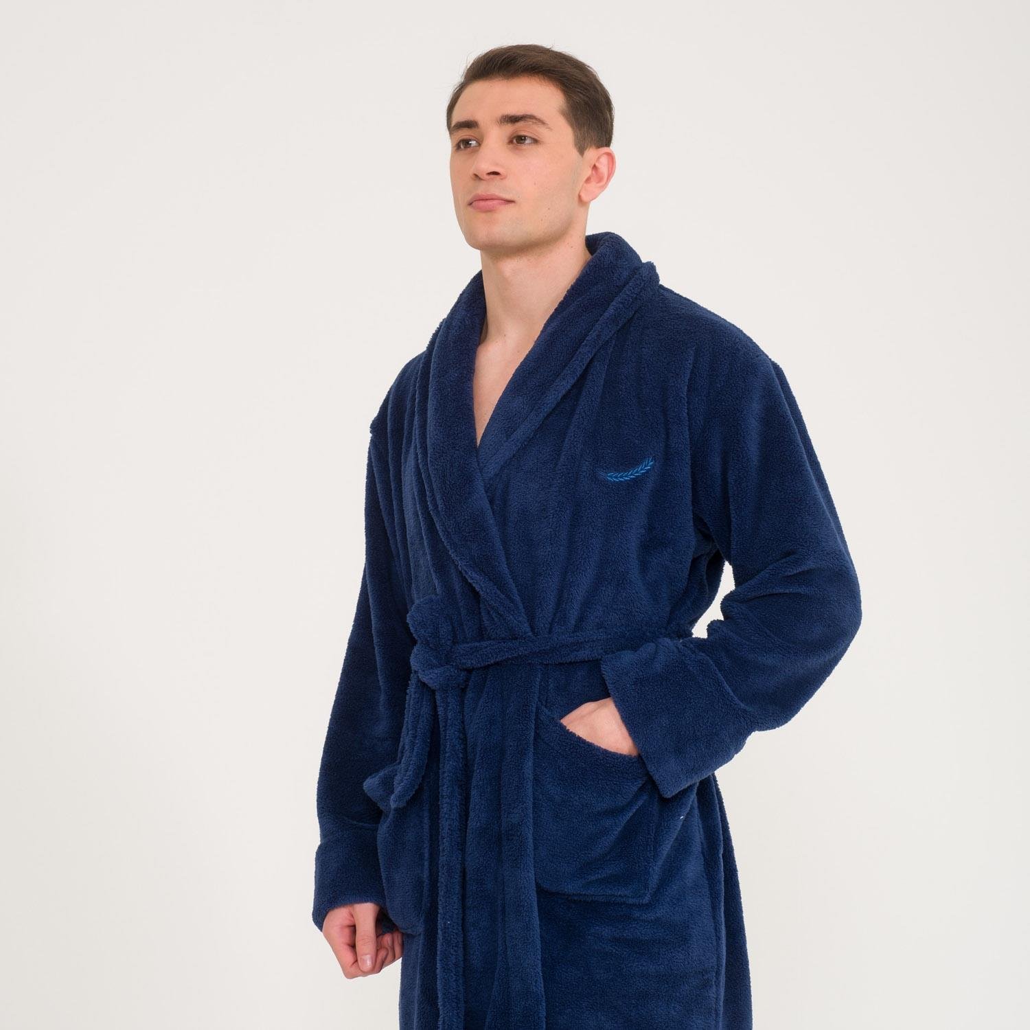 Erkek Sabahlık - Erkek Welsoft Şal Yaka Polar Sabahlık - Miespiga