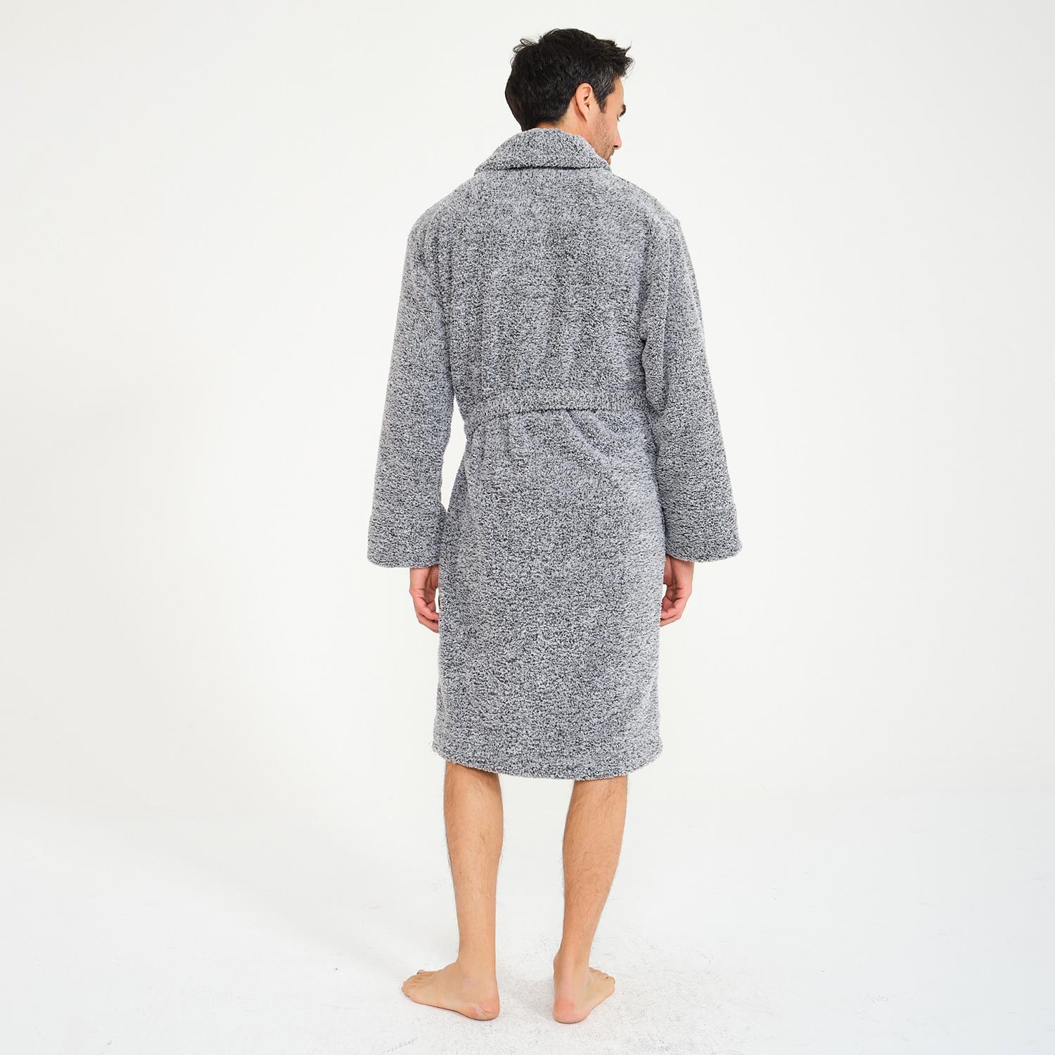 Erkek Sabahlık - Erkek Welsoft Şal Yaka Polar Sabahlık - Miespiga