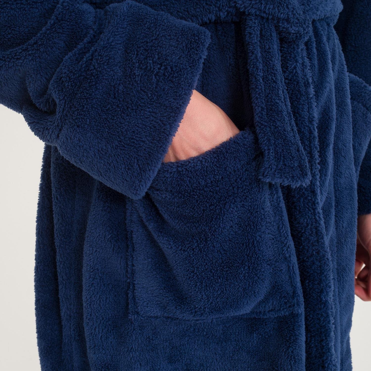 Erkek Sabahlık - Erkek Welsoft Şal Yaka Polar Sabahlık - Miespiga