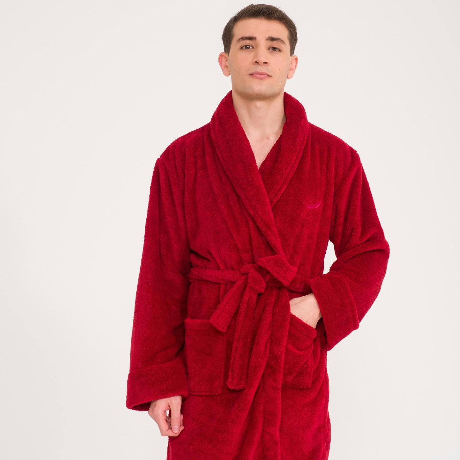 Erkek Sabahlık - Erkek Welsoft Şal Yaka Polar Sabahlık - Miespiga