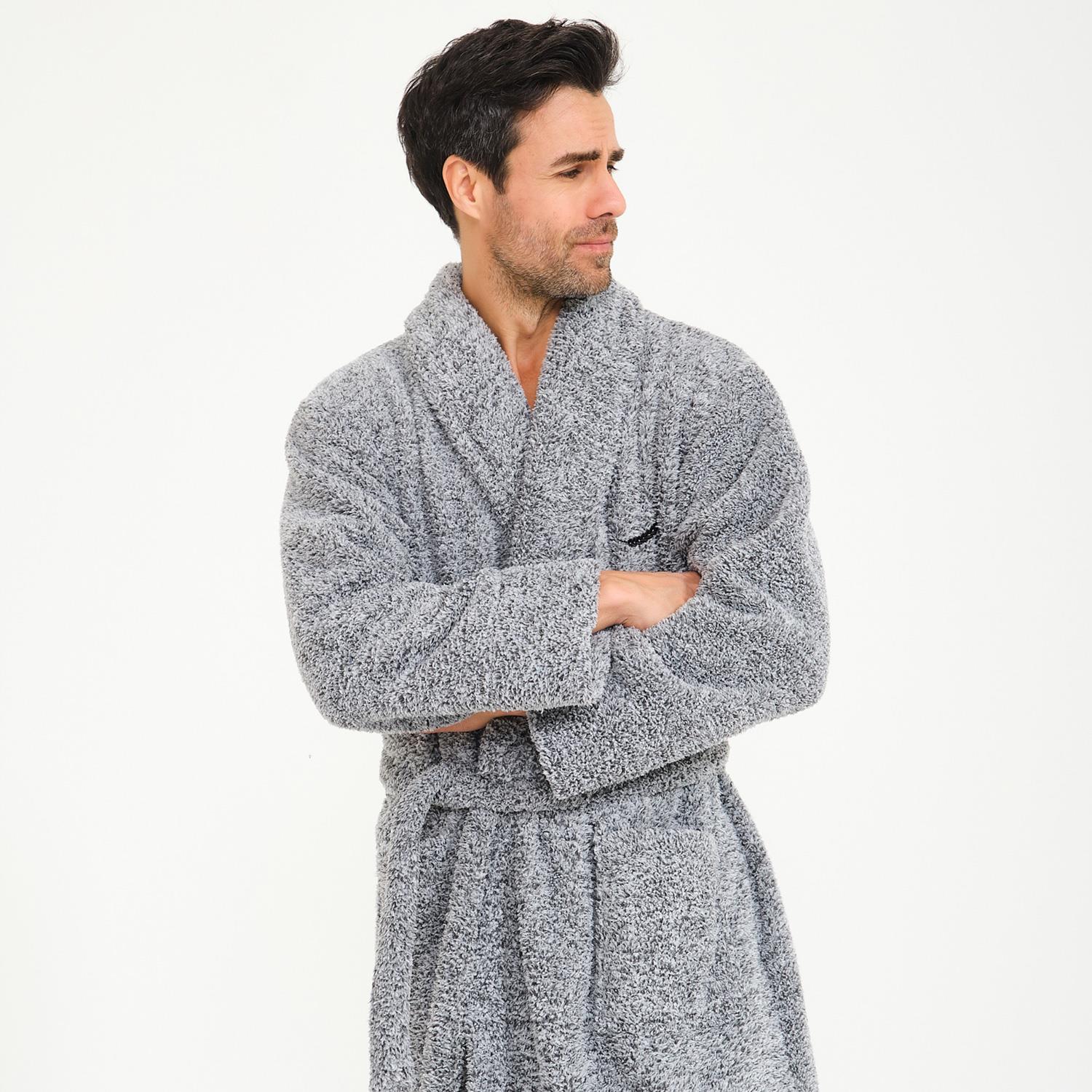 Erkek Sabahlık - Erkek Welsoft Şal Yaka Polar Sabahlık - Miespiga