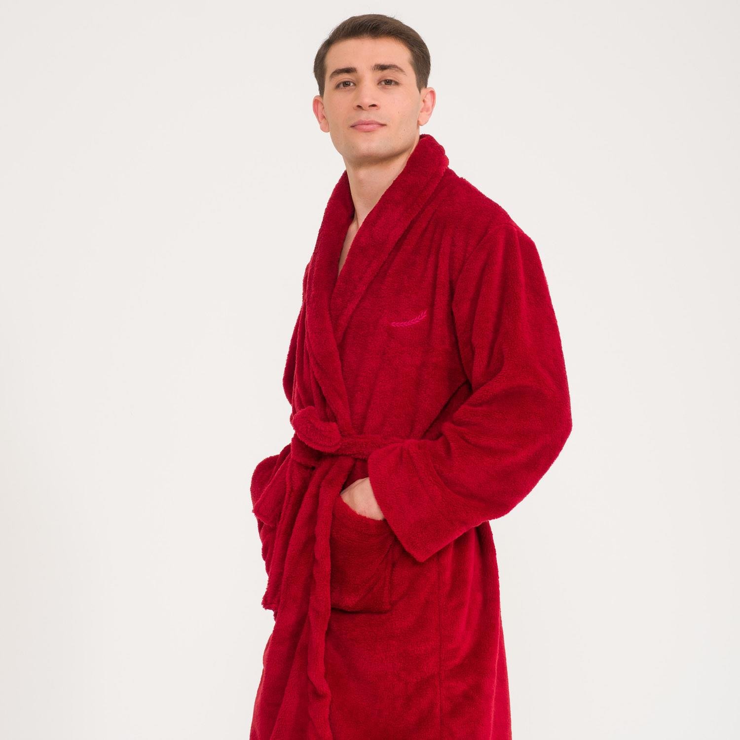 Erkek Sabahlık - Erkek Welsoft Şal Yaka Polar Sabahlık - Miespiga