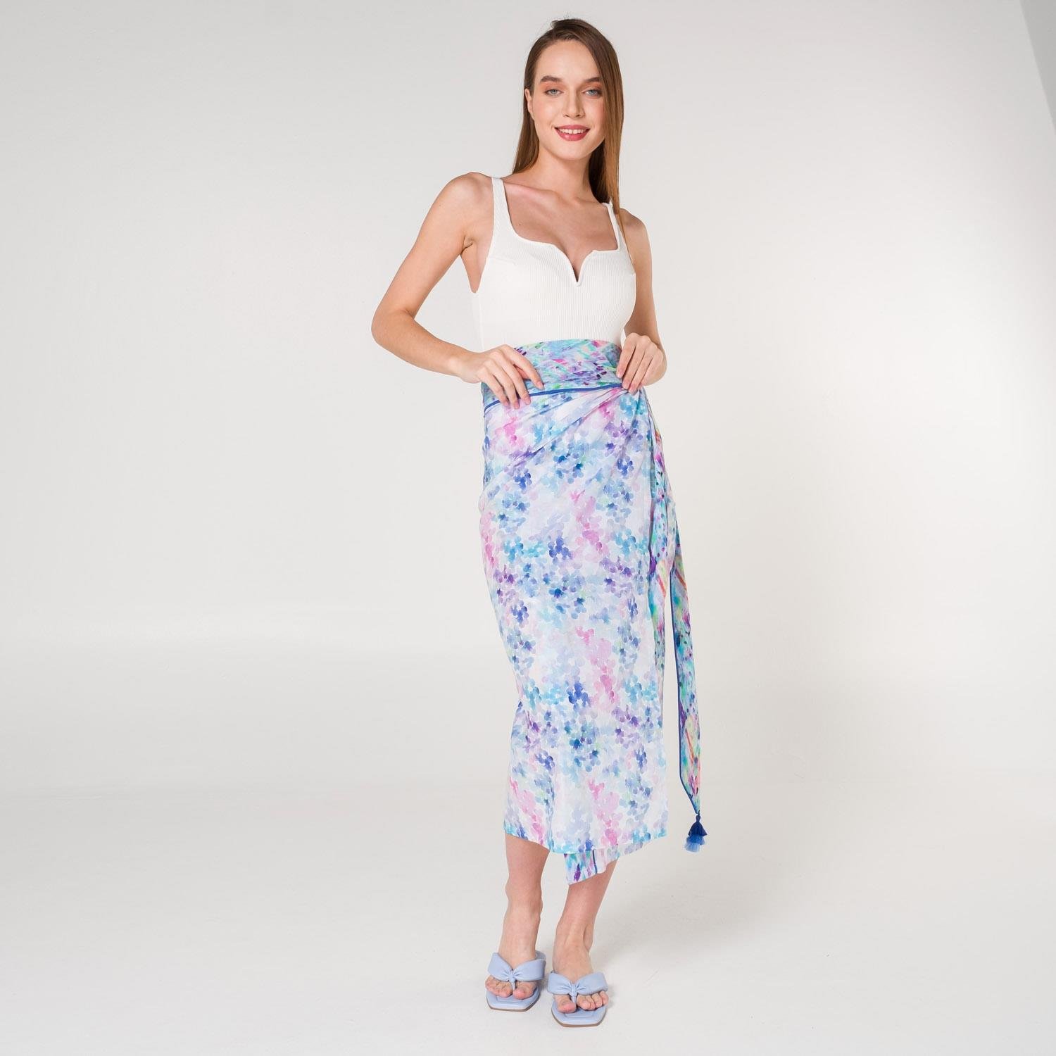 Plaj Eteği - Espiga Vual Plaj Eteği Pareo - Miespiga