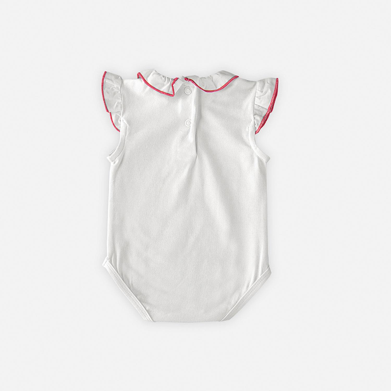 Body - Fırfır Yaka Bebek 2'Li Kısa Kollu Body - Miespiga