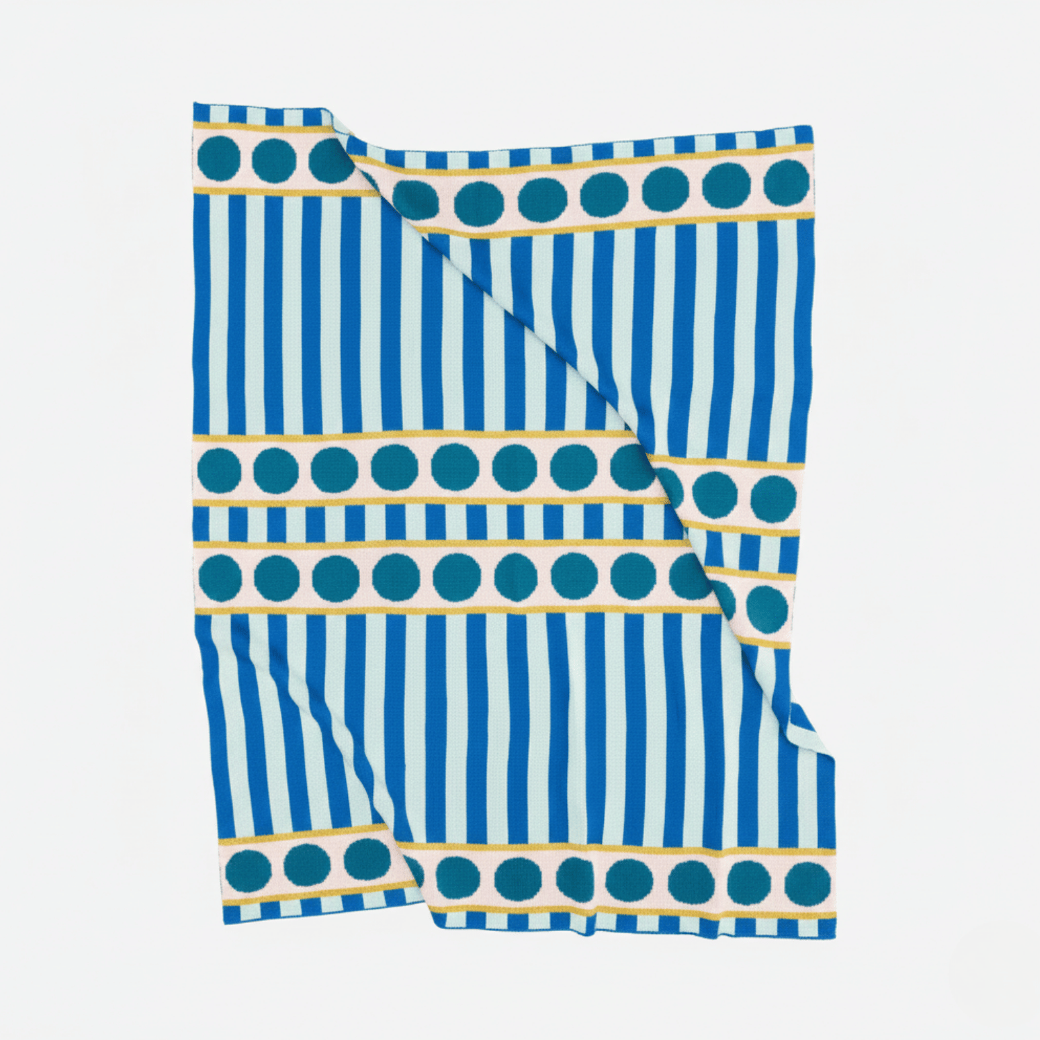 Battaniye - Geometrik Desenli Modern Triko Battaniye - Yumuşak Dokulu Koltuk Örtüsü ve Tv Battaniyesi (130×170 cm) - Miespiga