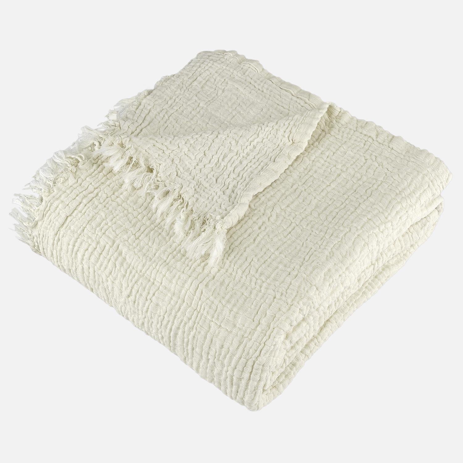 Müslin Peştemal - Gold 3 Kat Müslin Peştemal Plaj Havlusu 125x190 - Miespiga