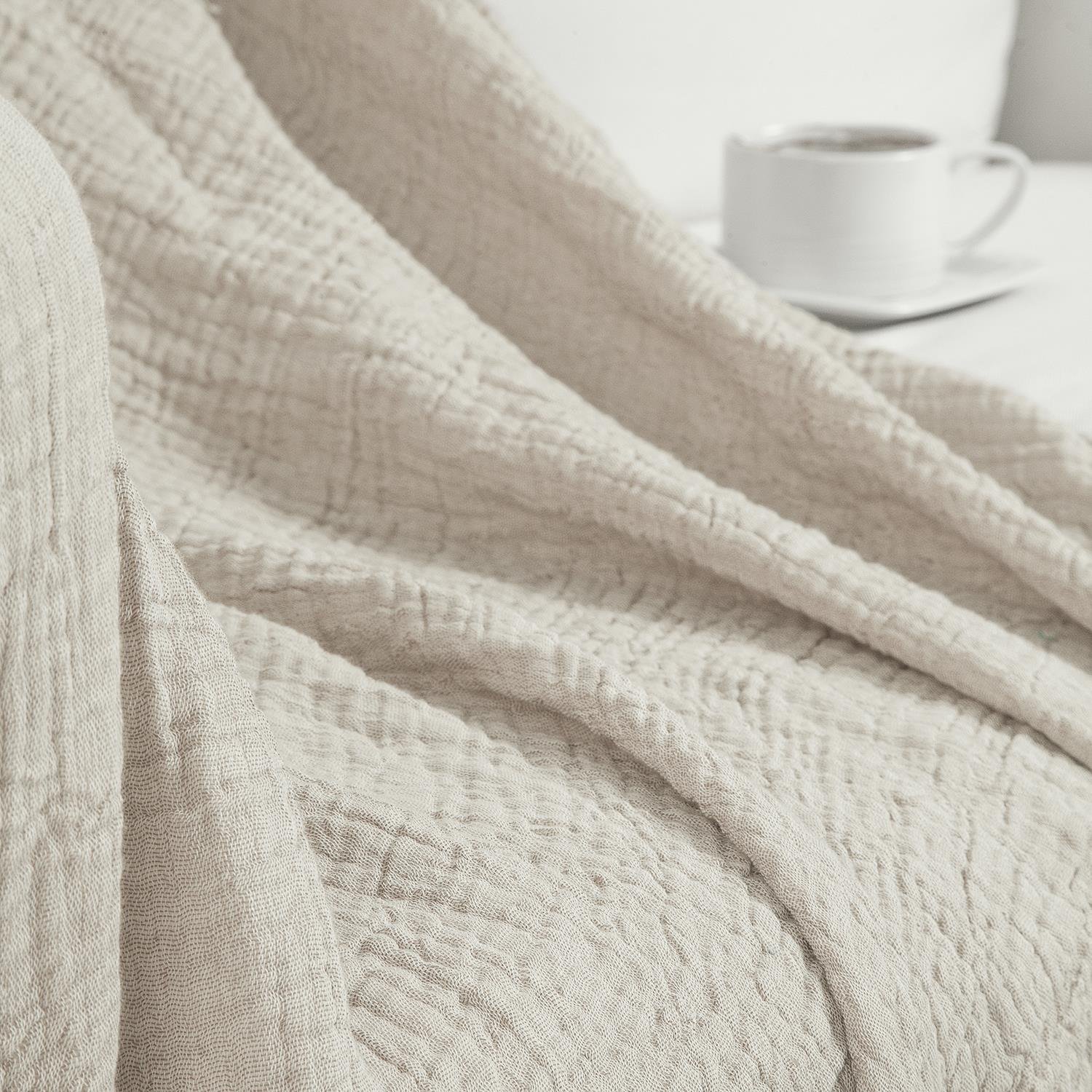 Müslin Peştemal - Gold 3 Kat Müslin Peştemal Plaj Havlusu 125x190 - Miespiga