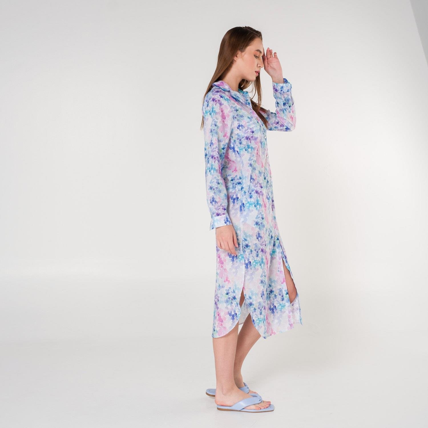 Plaj Elbisesi - Helen Vual Plaj Gömlek Elbise - Miespiga