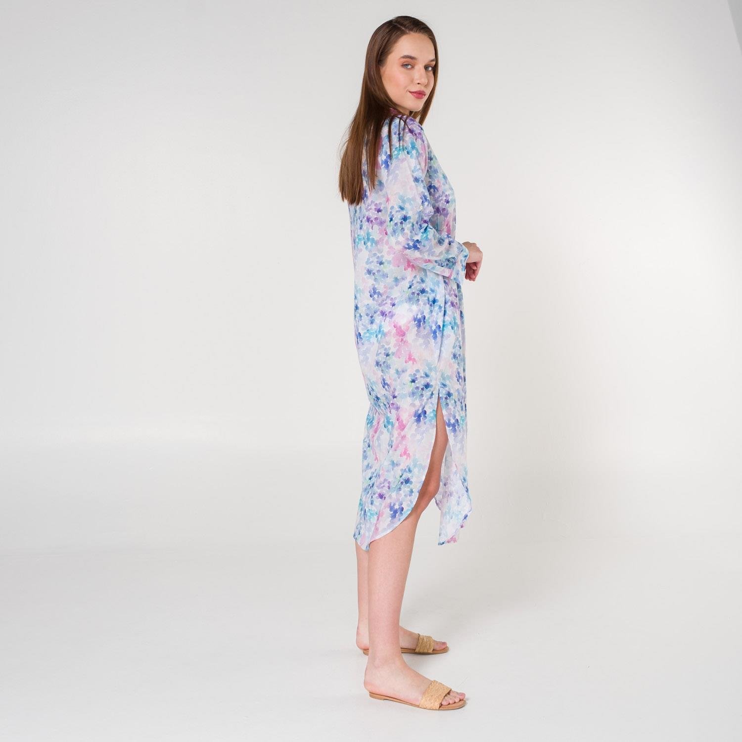 Plaj Elbisesi - Helen Vual Plaj Gömlek Elbise - Miespiga