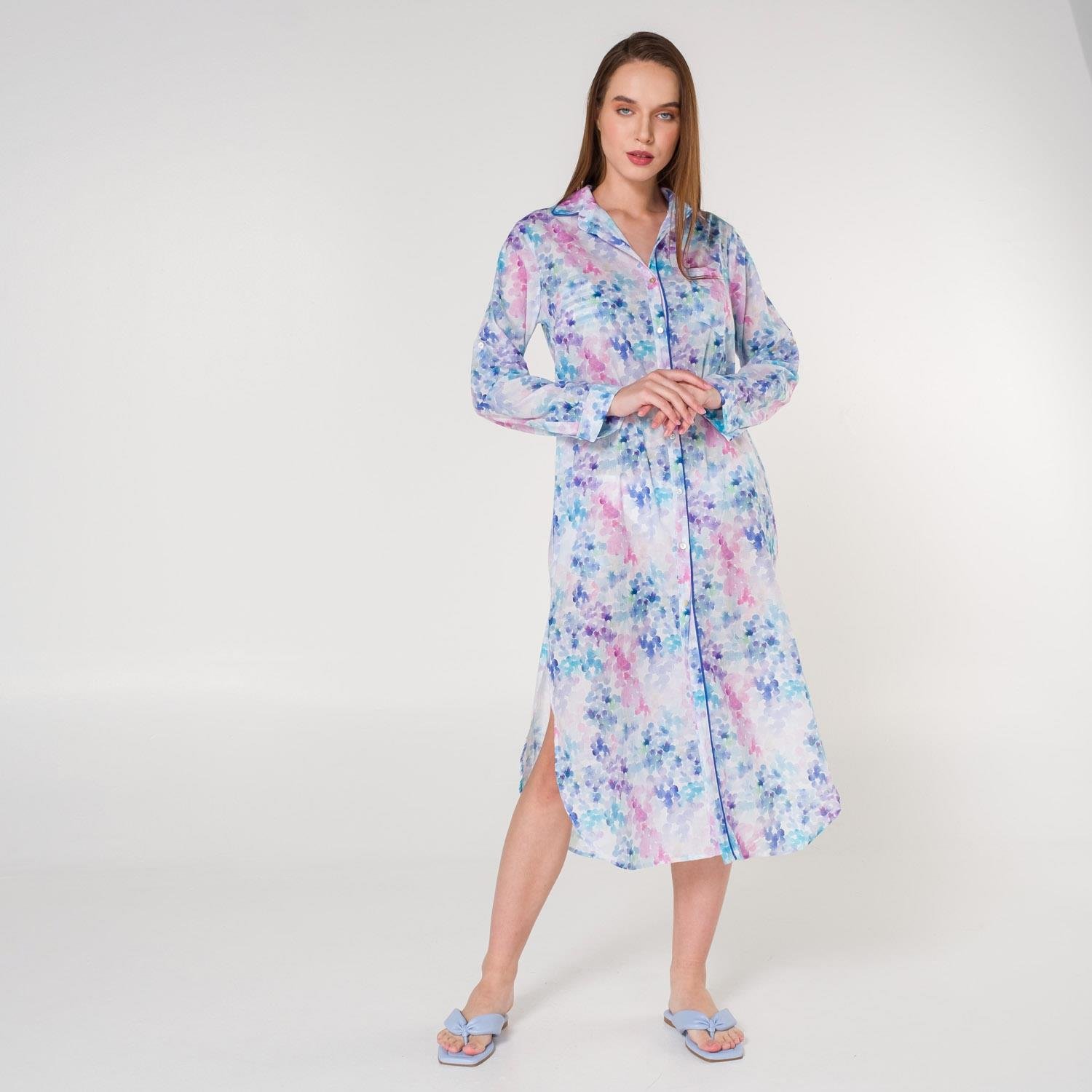 Plaj Elbisesi - Helen Vual Plaj Gömlek Elbise - Miespiga