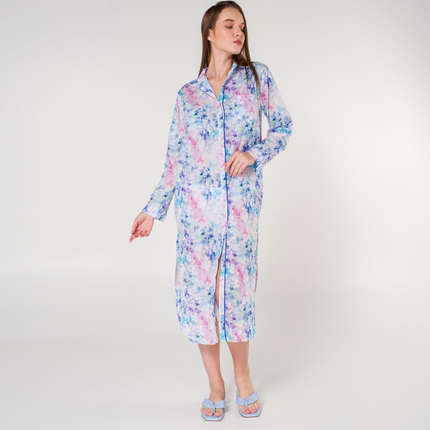 Plaj Elbisesi - Helen Vual Plaj Gömlek Elbise - Miespiga