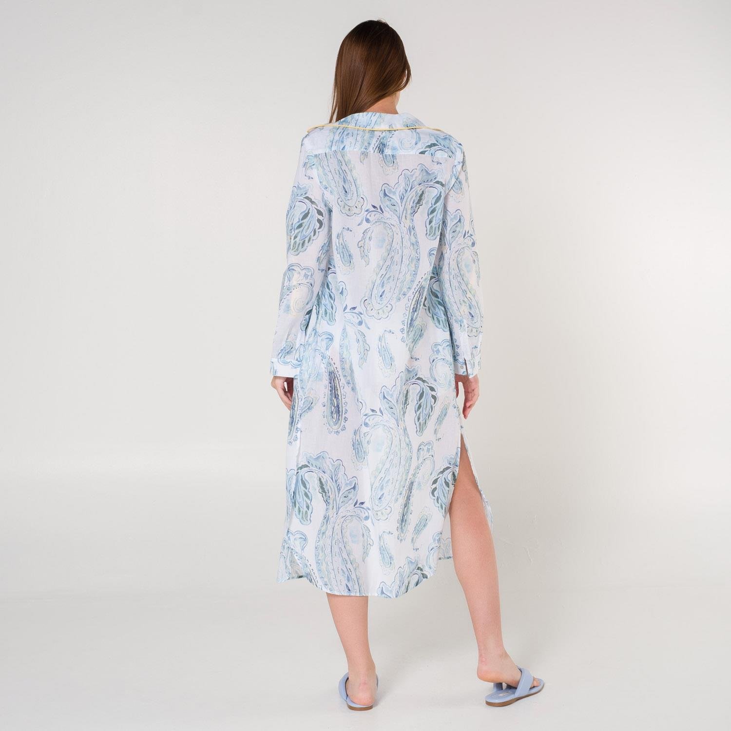 Plaj Elbisesi - Helen Vual Plaj Gömlek Elbise - Miespiga