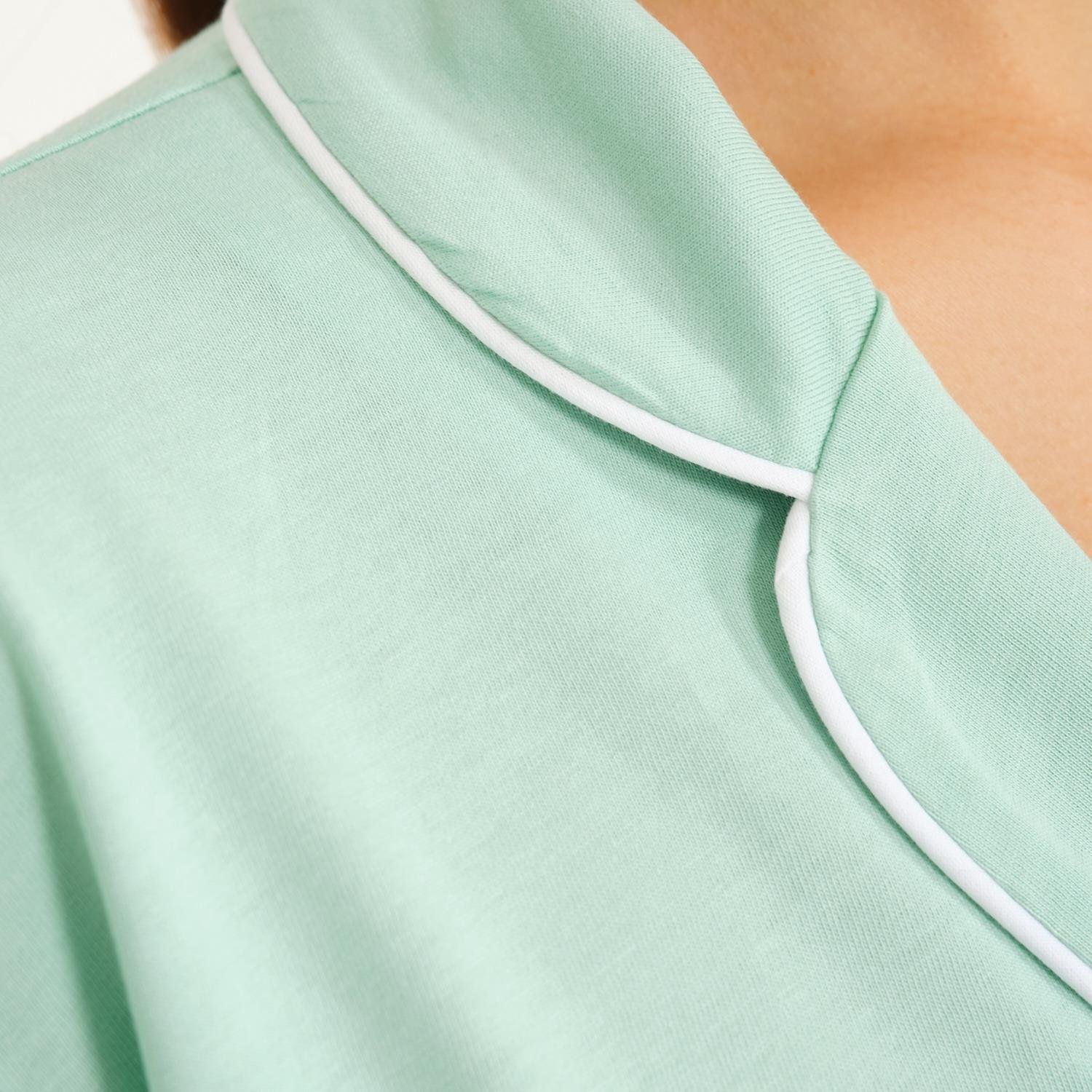 Pijama Takımı - Kadın Gömlek Pantolon Pijama Takımı - Miespiga